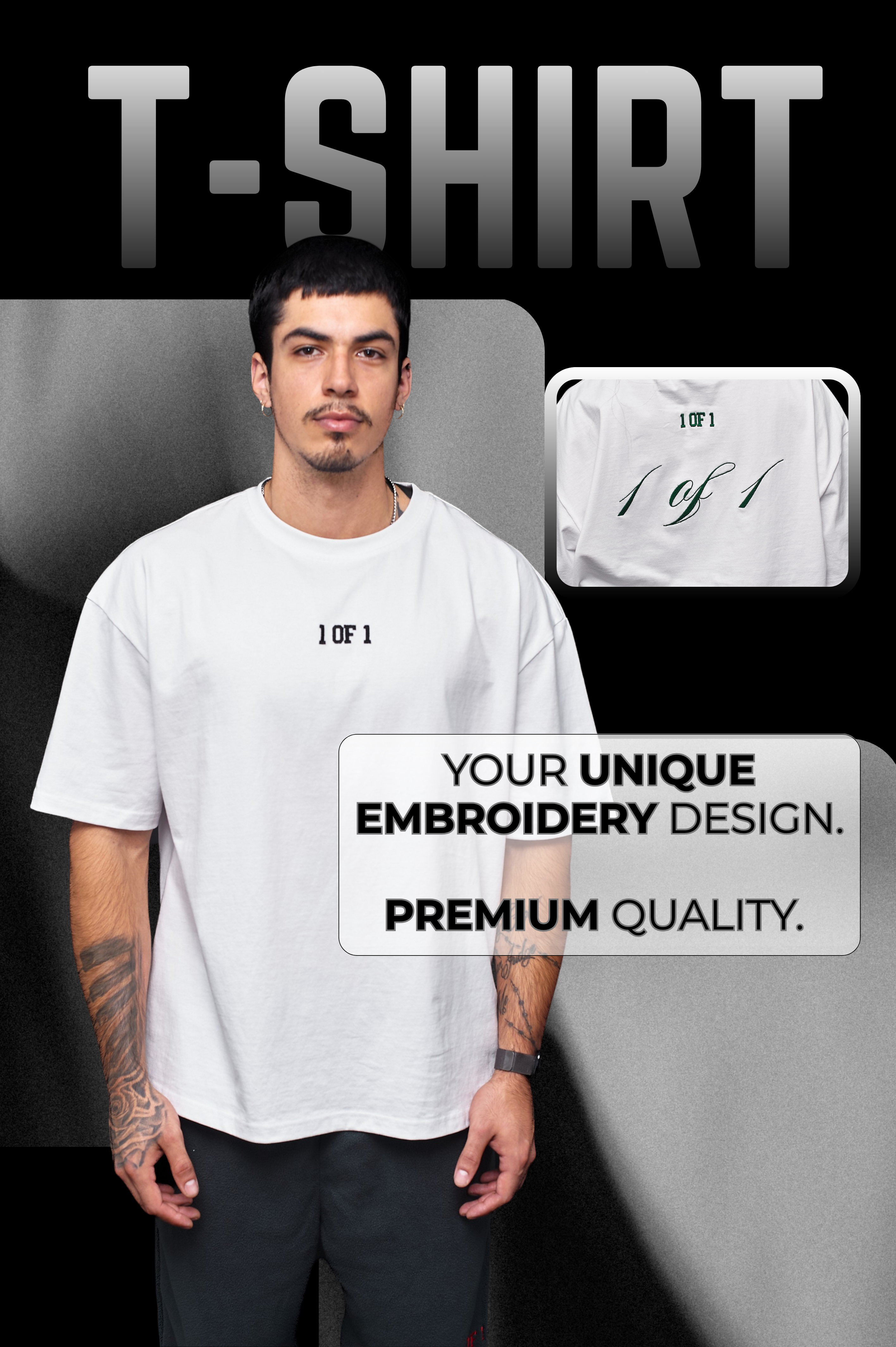 Oversized Pure White T-Shirt