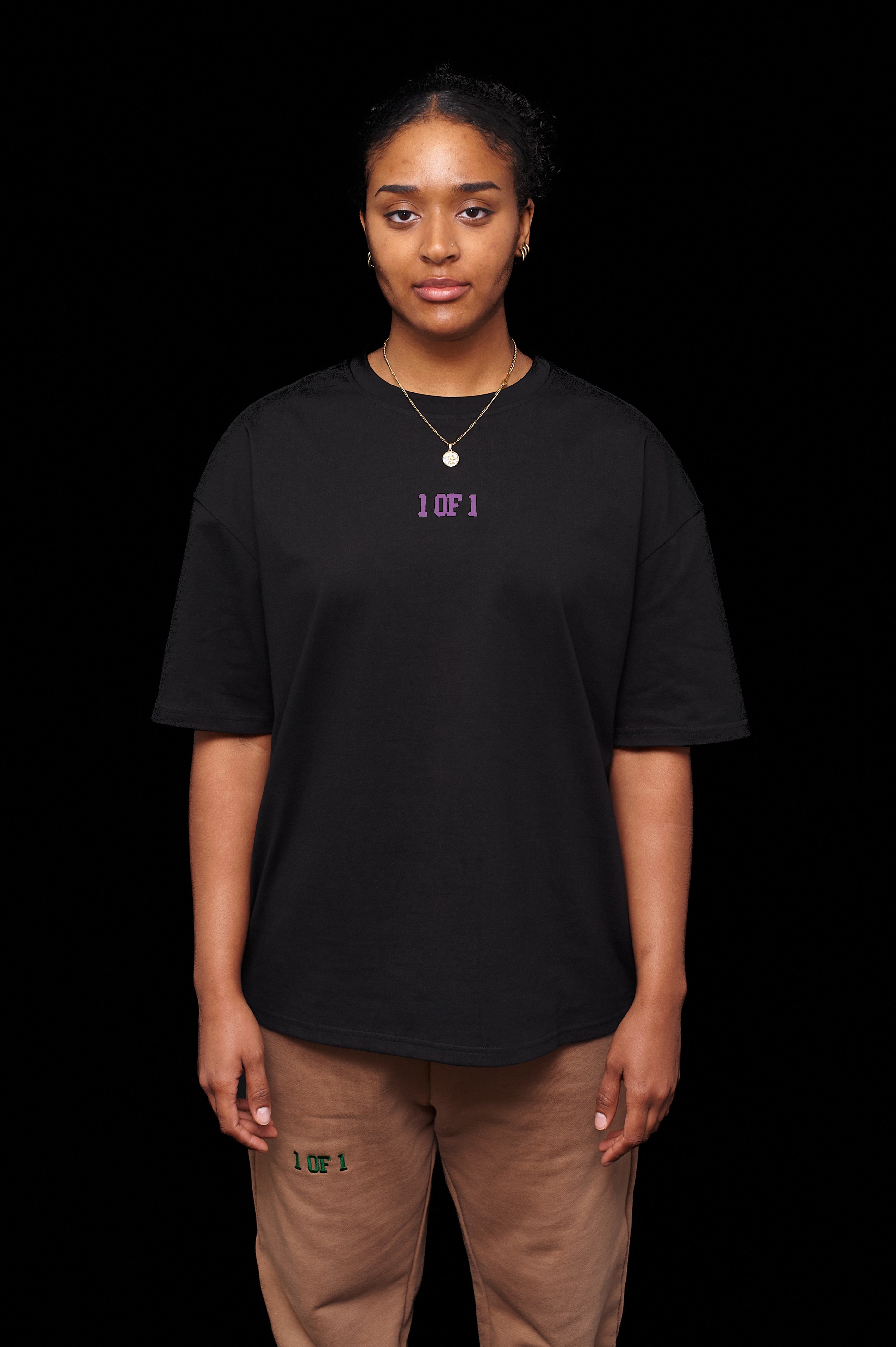Oversized Pure Black T-Shirt