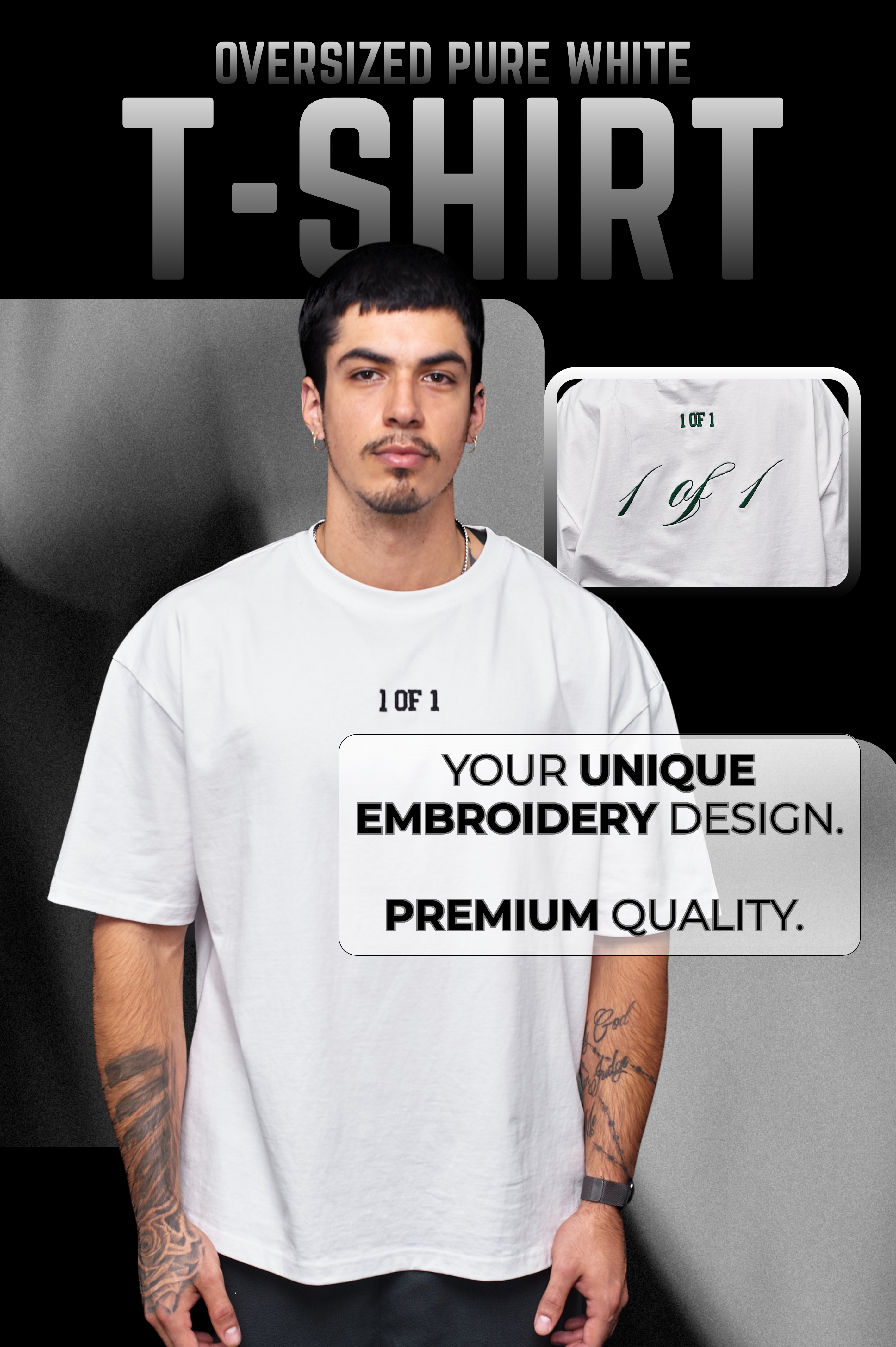 Oversized Pure White T-Shirt