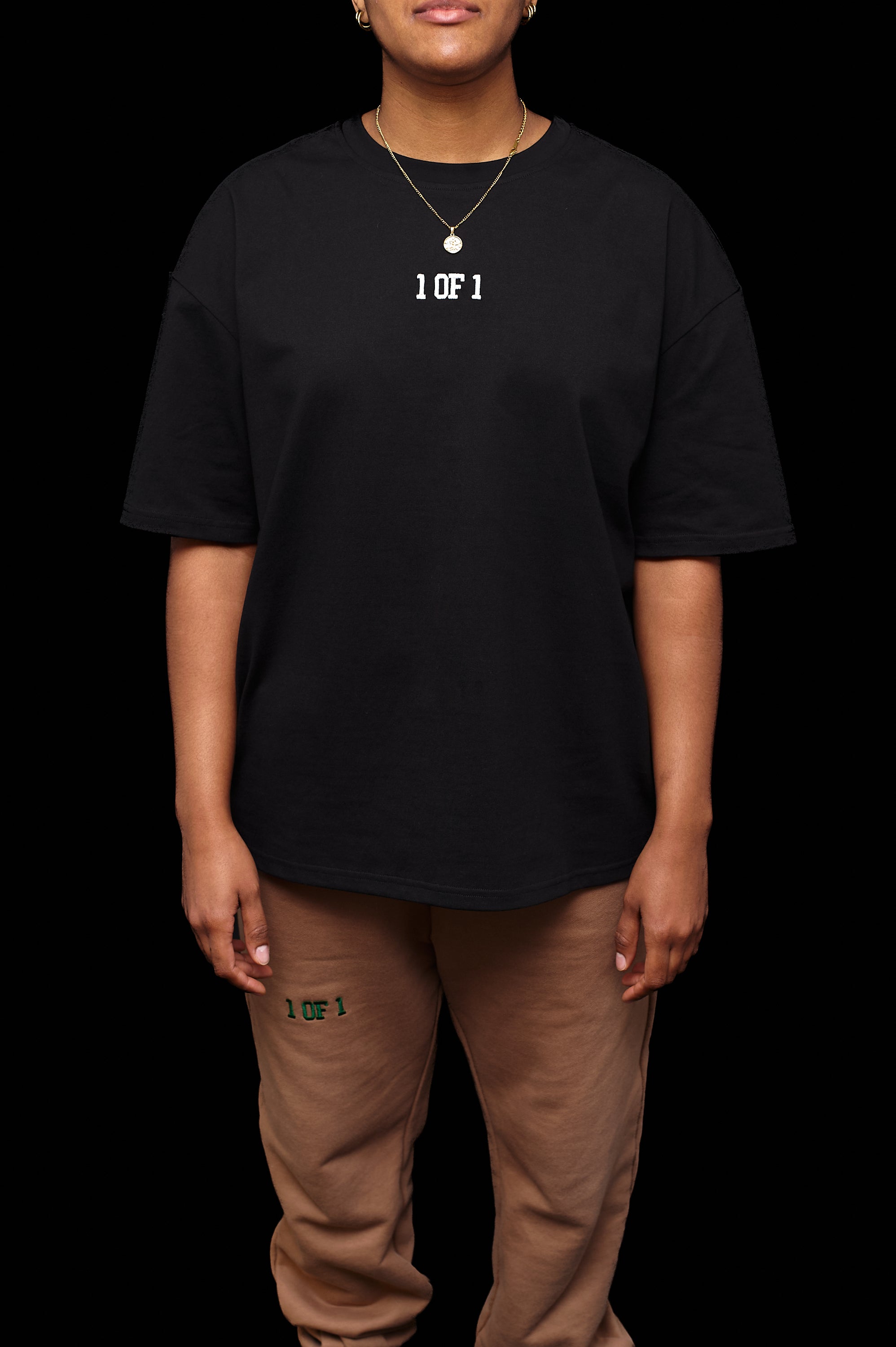 Oversized Pure Black T-Shirt