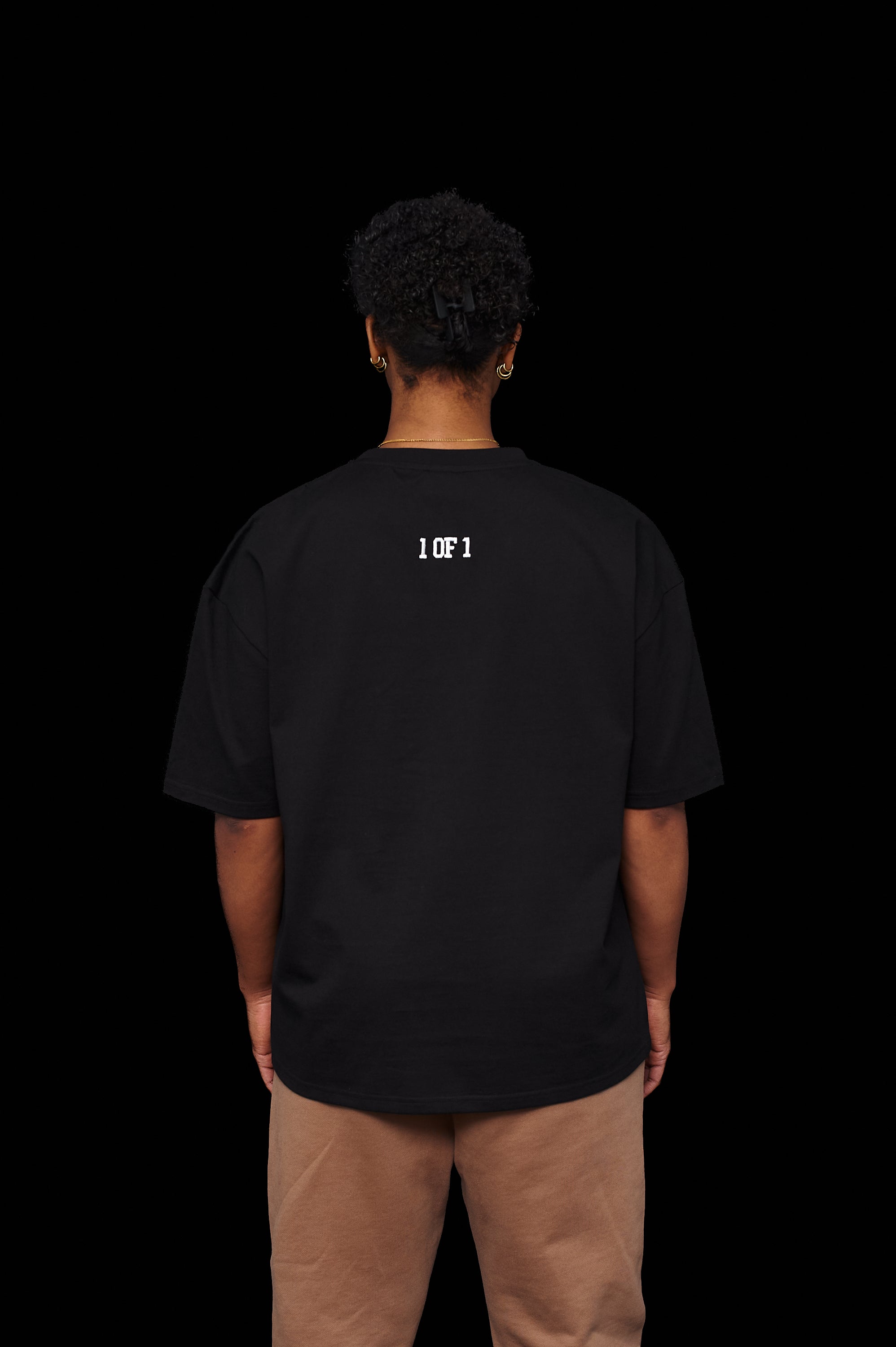 Oversized Pure Black T-Shirt