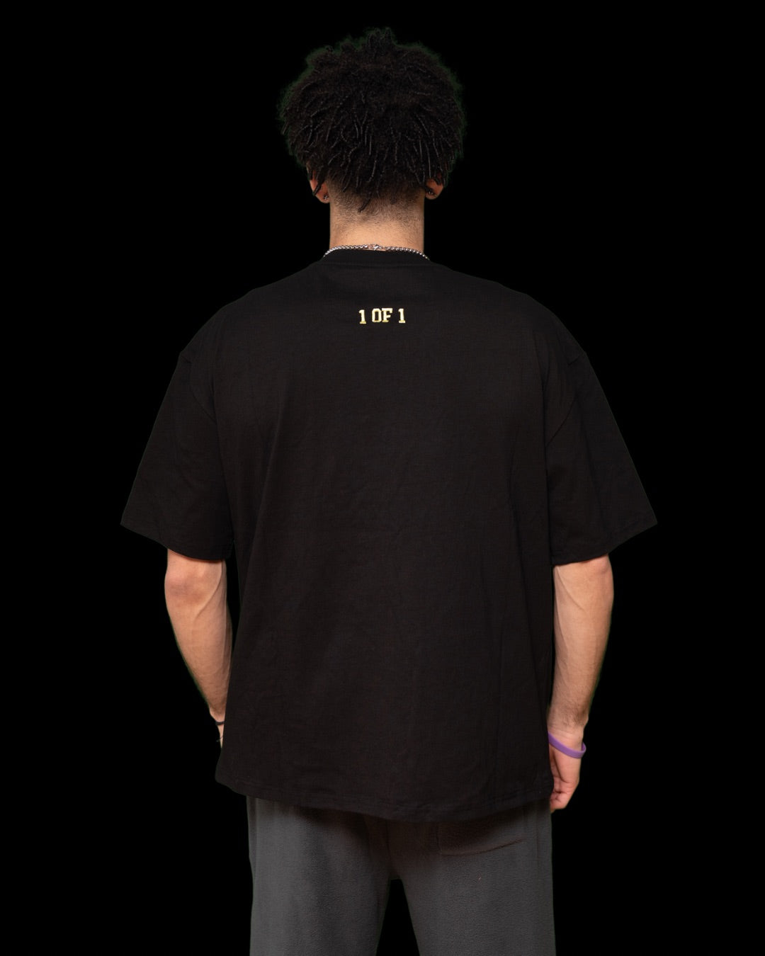 CUSTOM - Oversized Pure Black T-Shirt