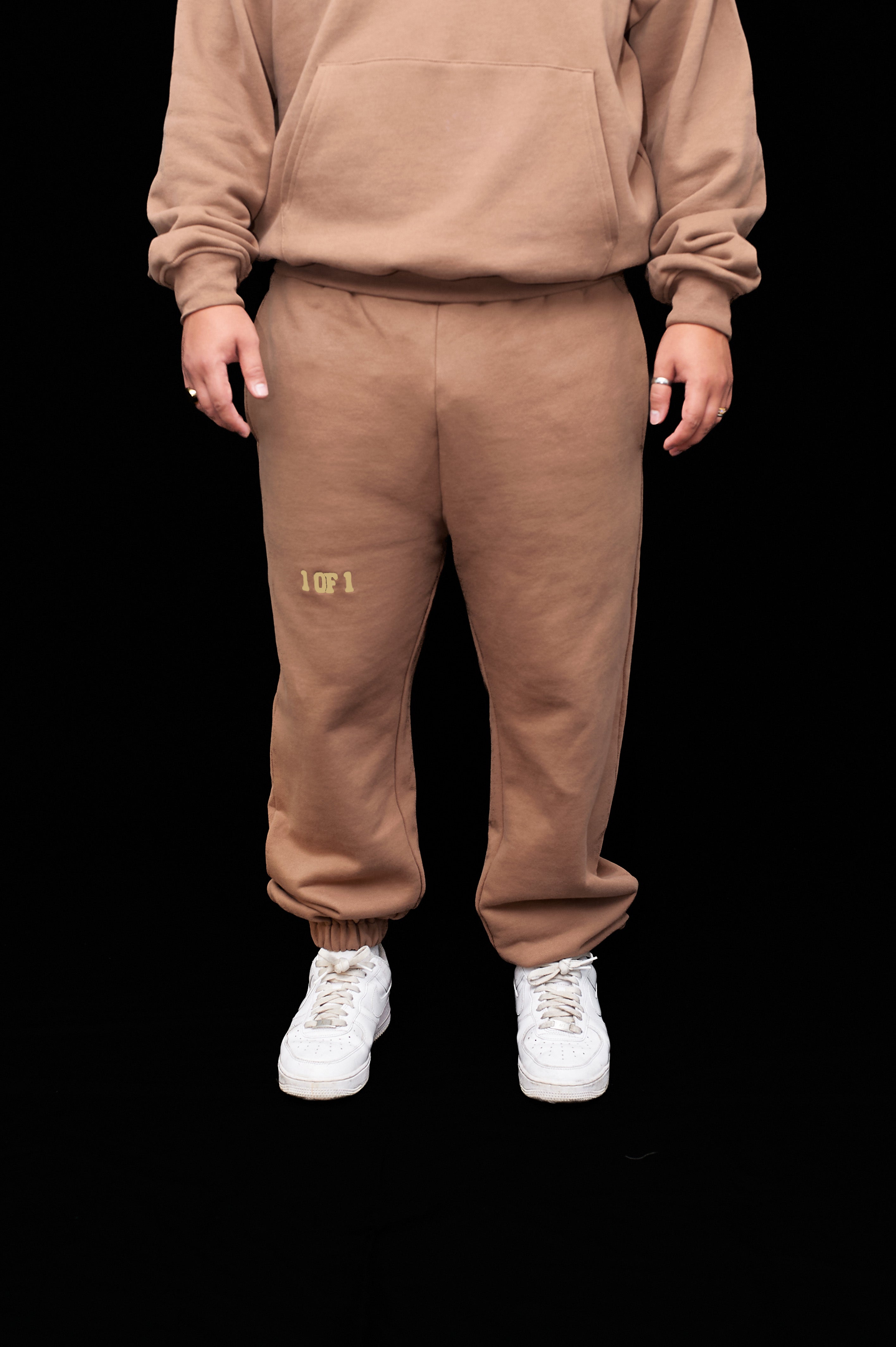 Oversized Latte Brown Sweatpants