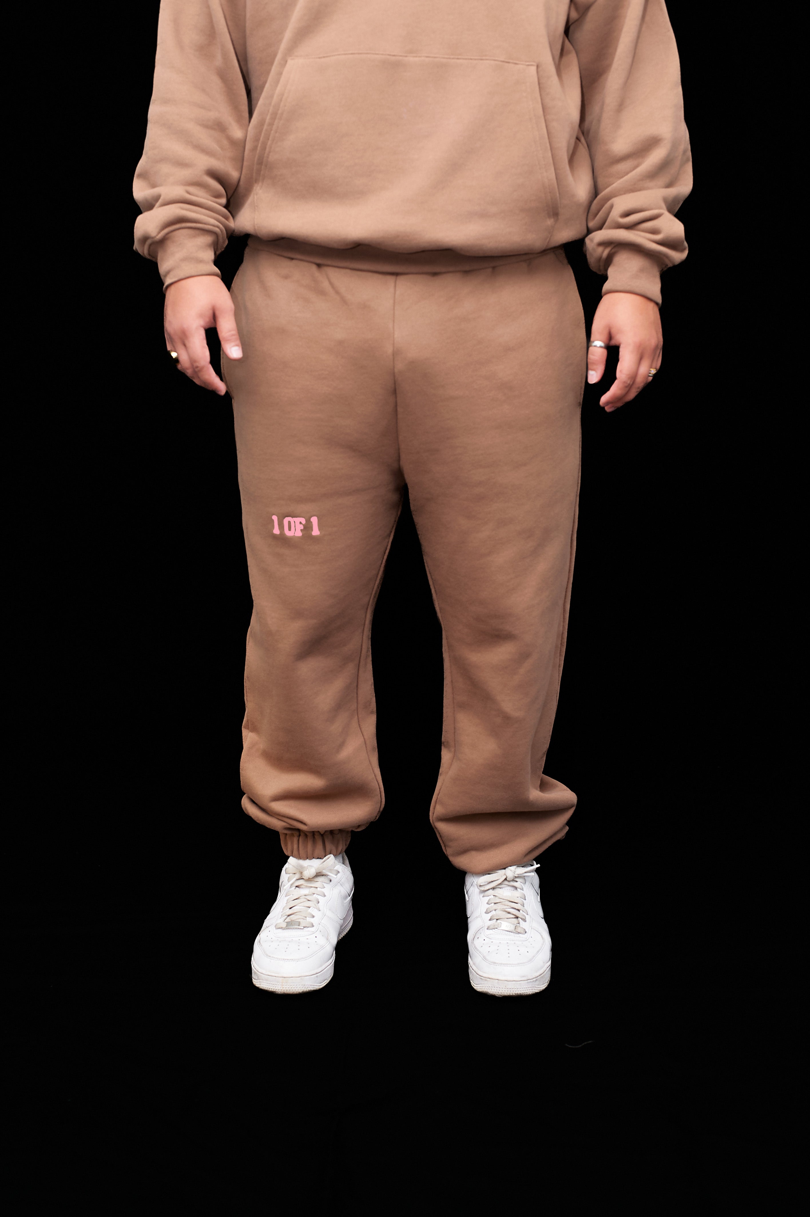 Oversized Latte Brown Sweatpants
