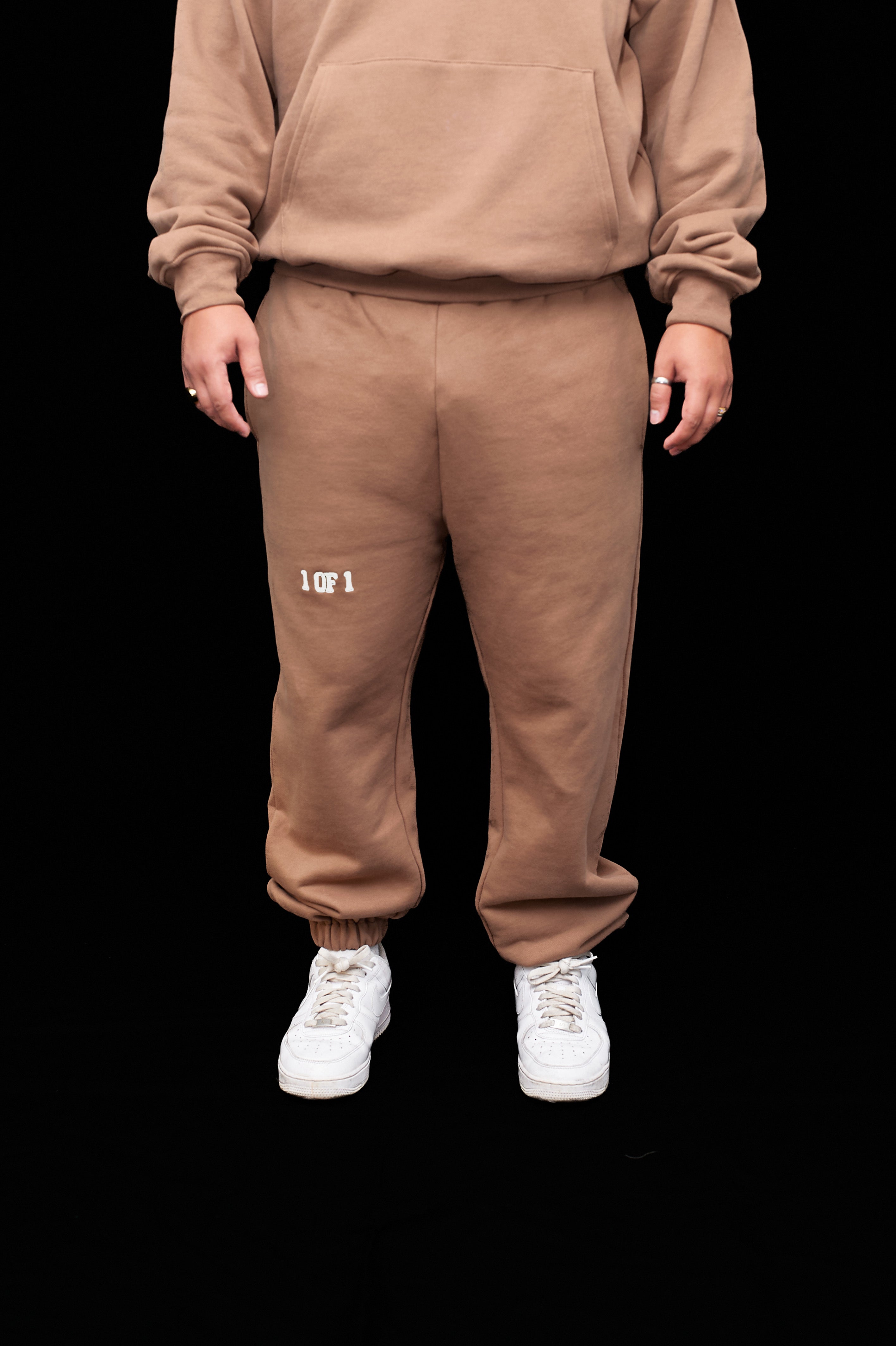 Oversized Latte Brown Sweatpants