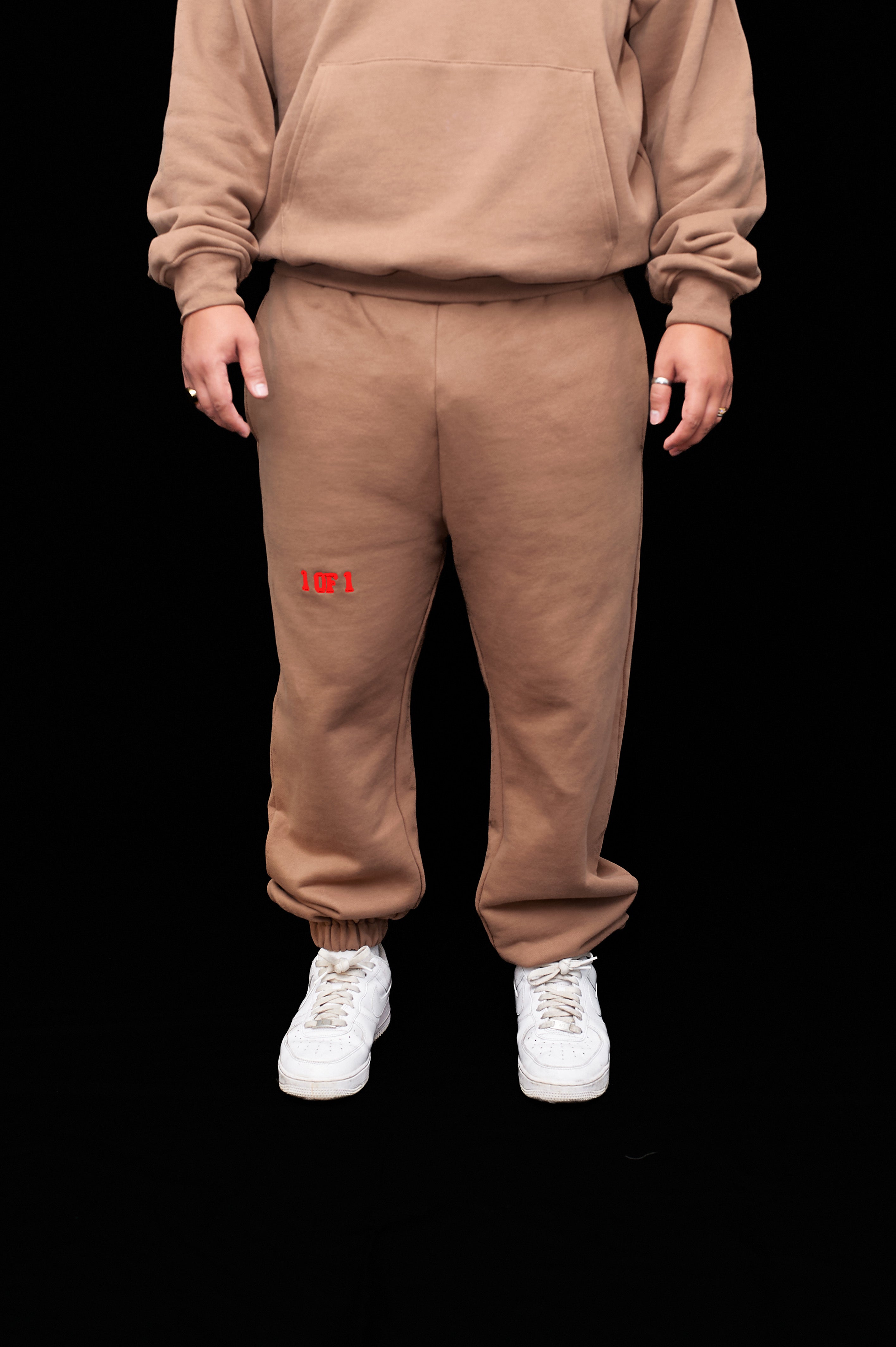 Oversized Latte Brown Sweatpants