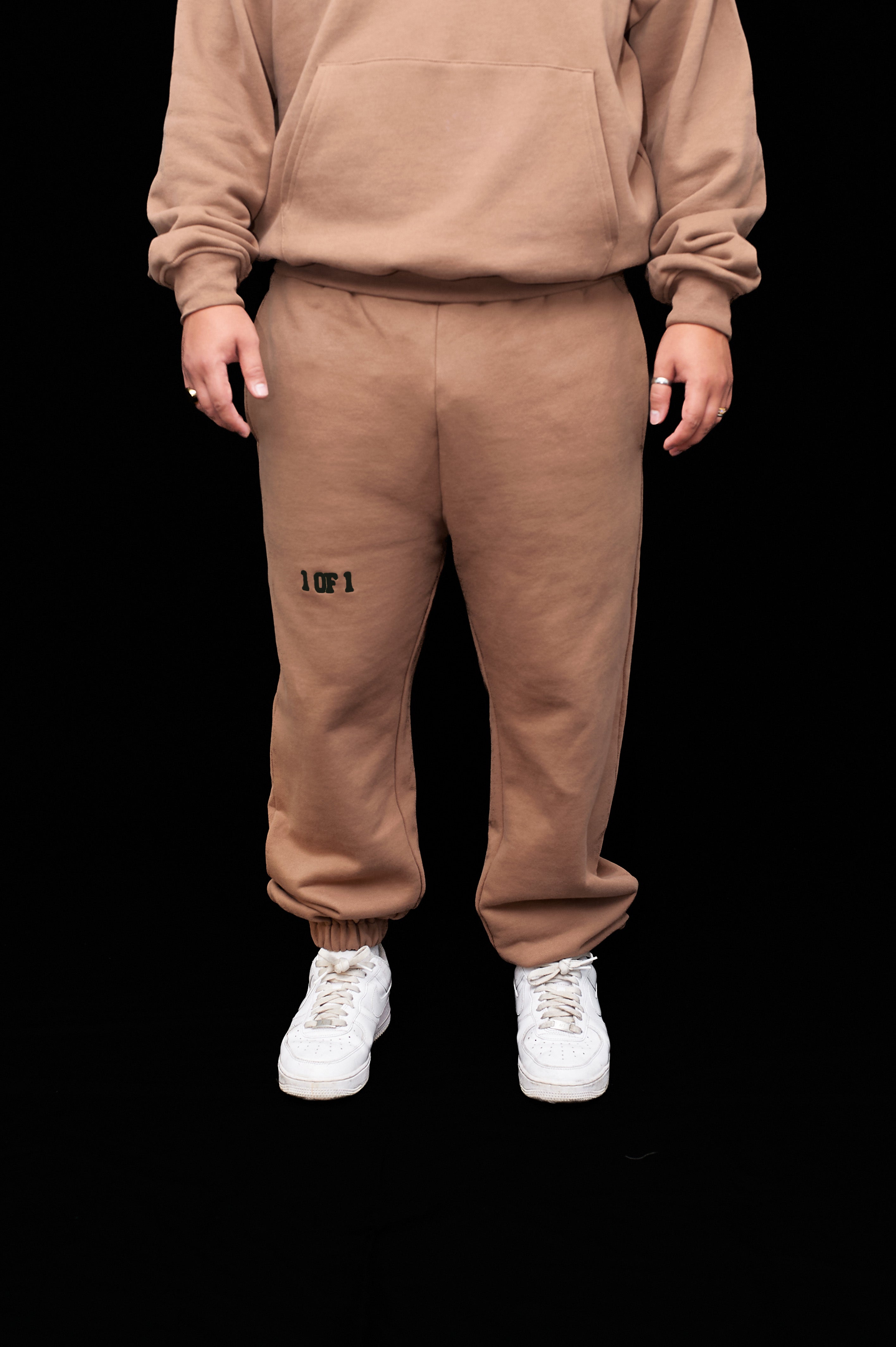 Oversized Latte Brown Sweatpants