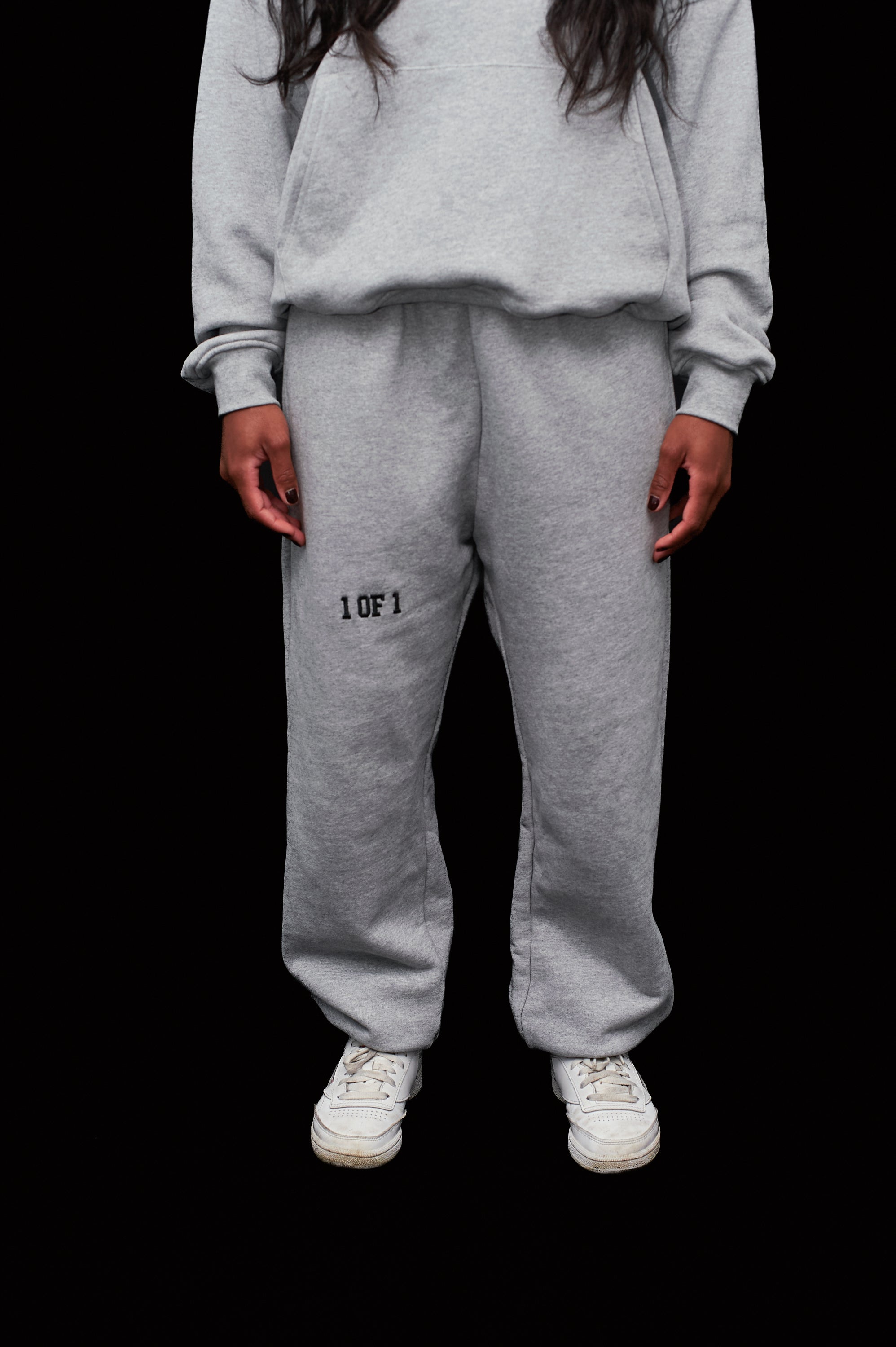 Oversized Heather Grey Sweatpants