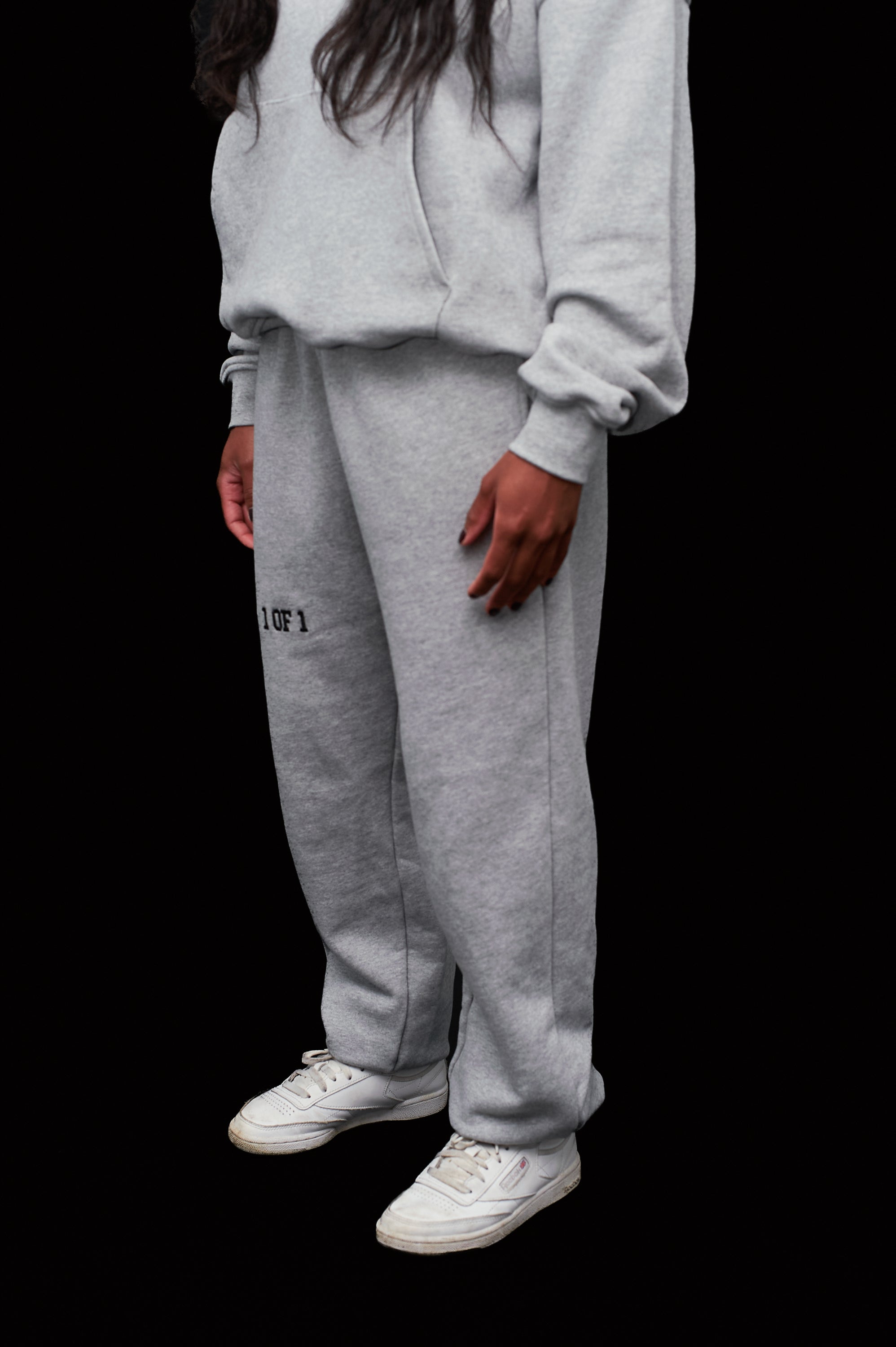Oversized Heather Grey Sweatpants