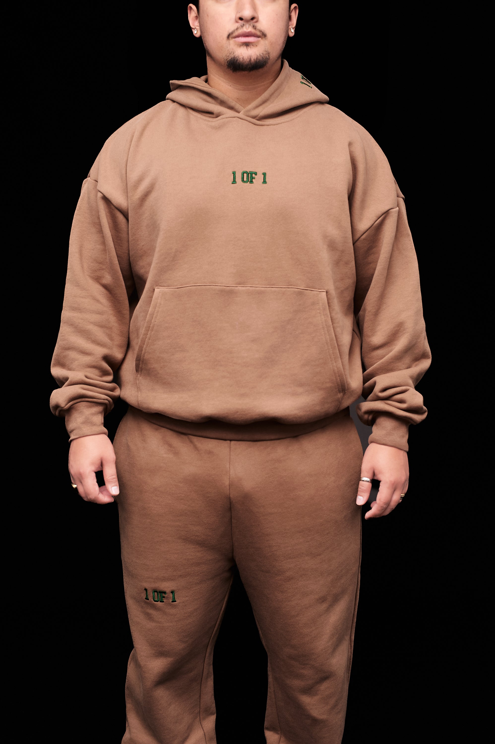 Oversized Latte Brown Hoodie