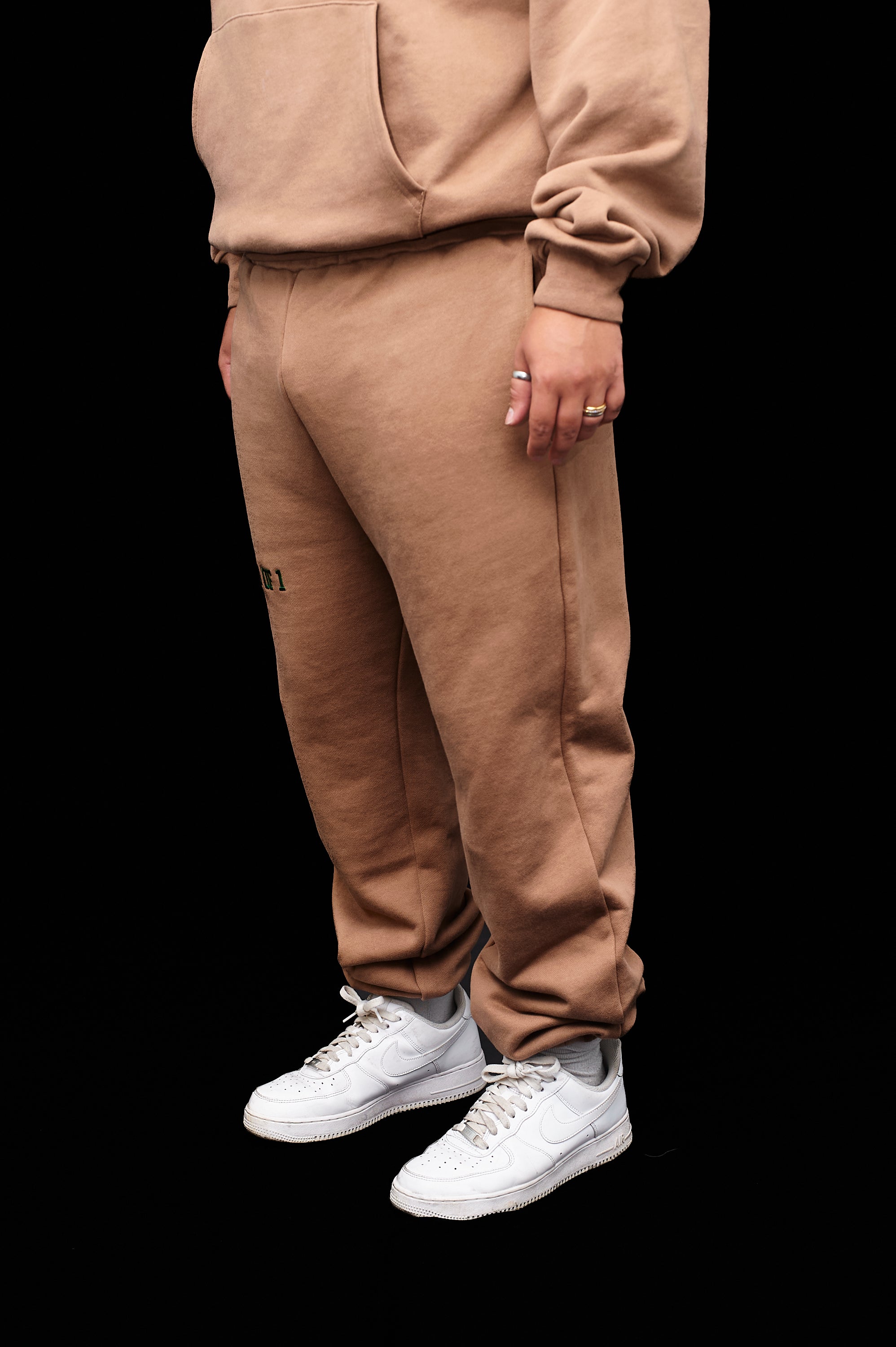 Oversized Latte Brown Sweatpants