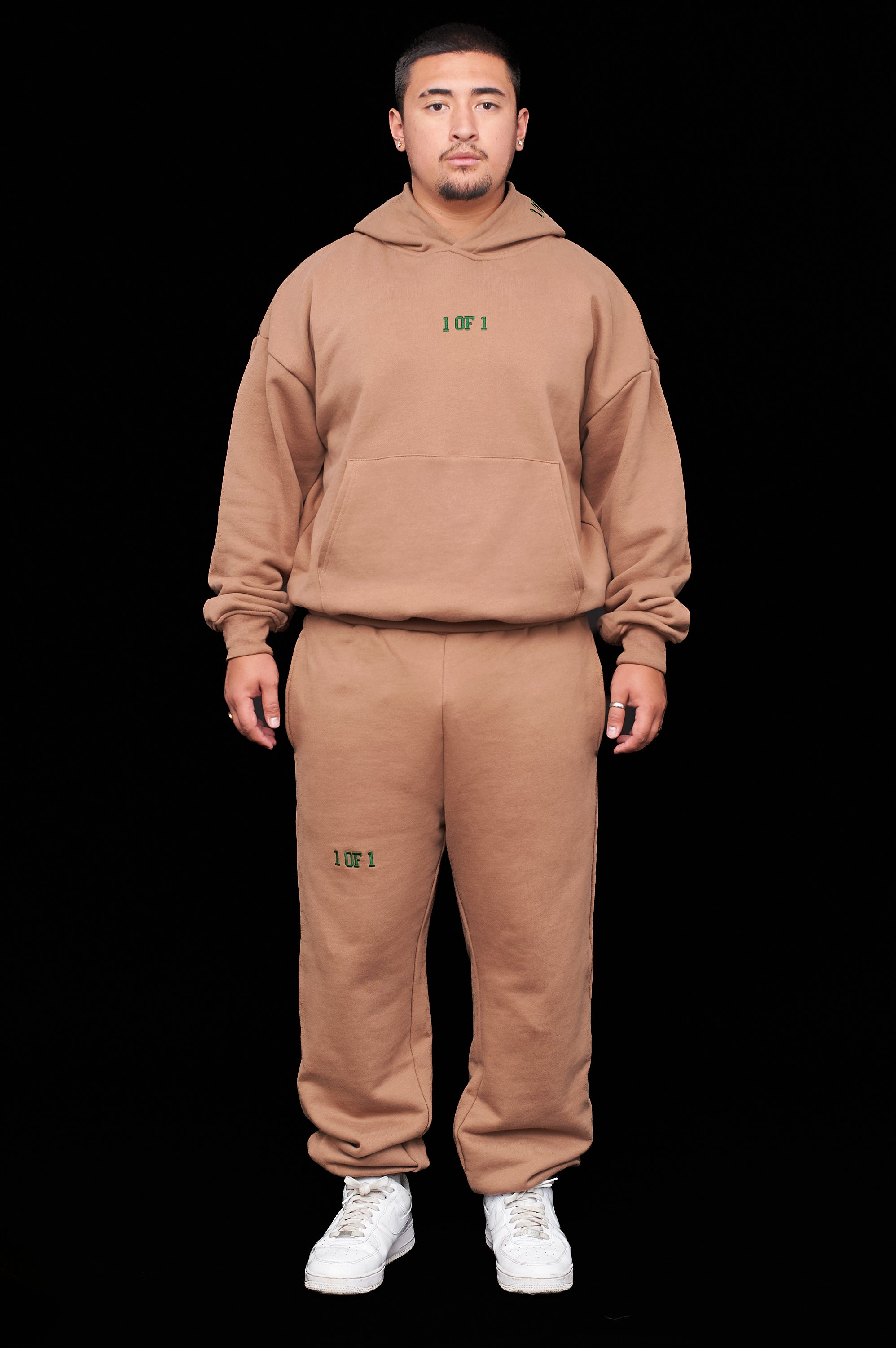 Oversized Latte Brown Tracksuit Bundle