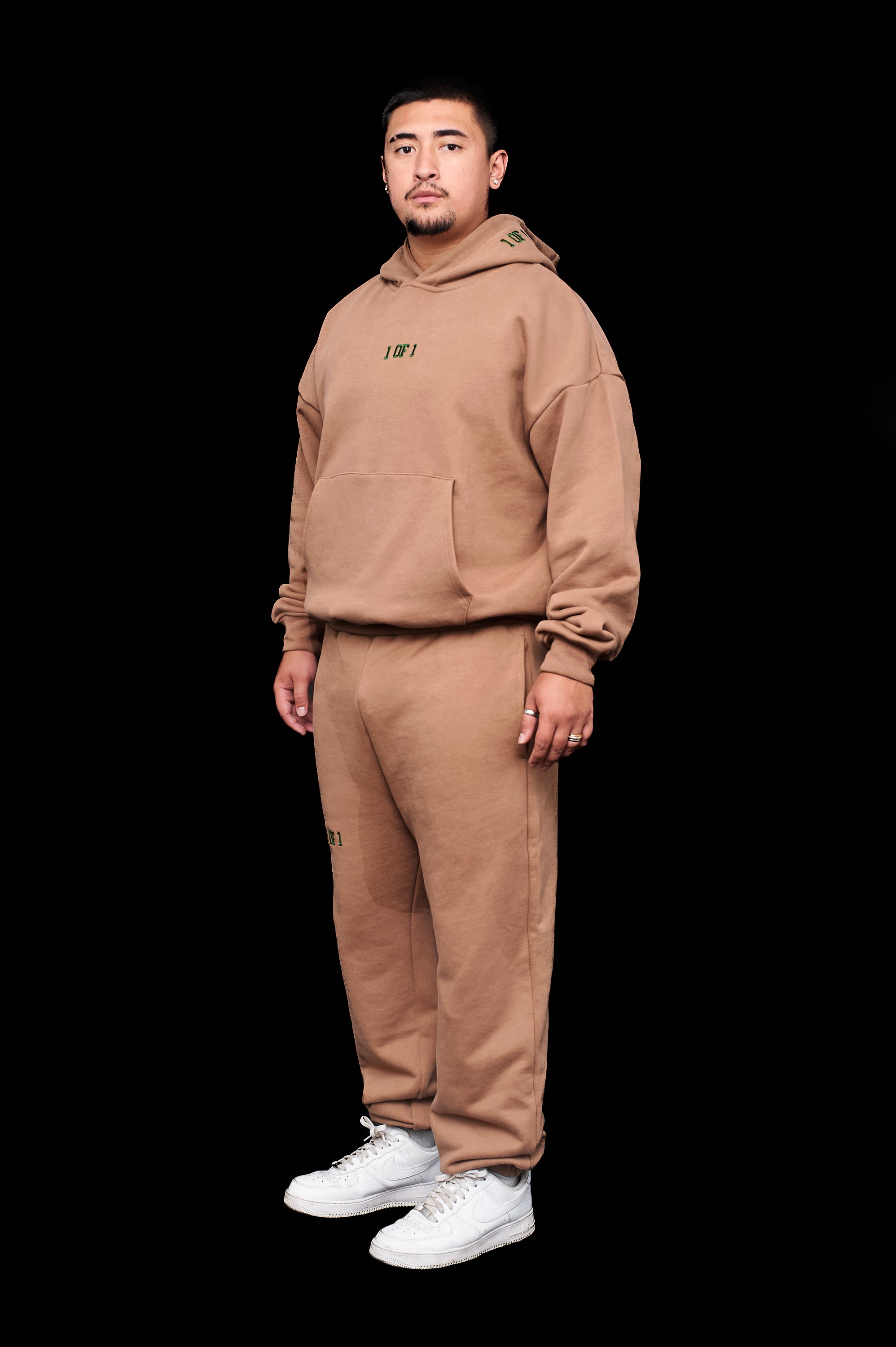 Oversized Latte Brown Tracksuit Bundle