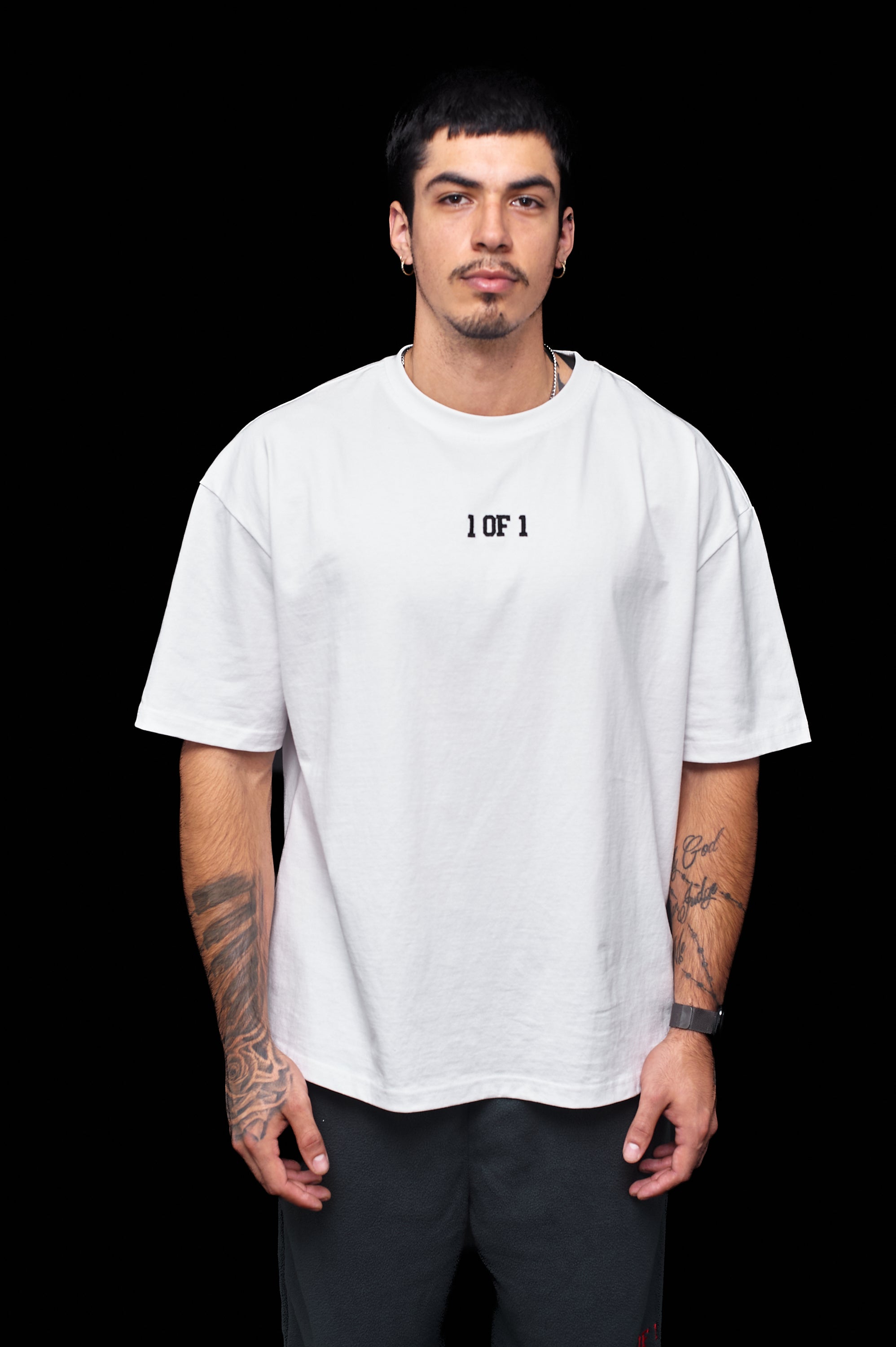 Oversized Pure White & Black T-Shirt Bundle