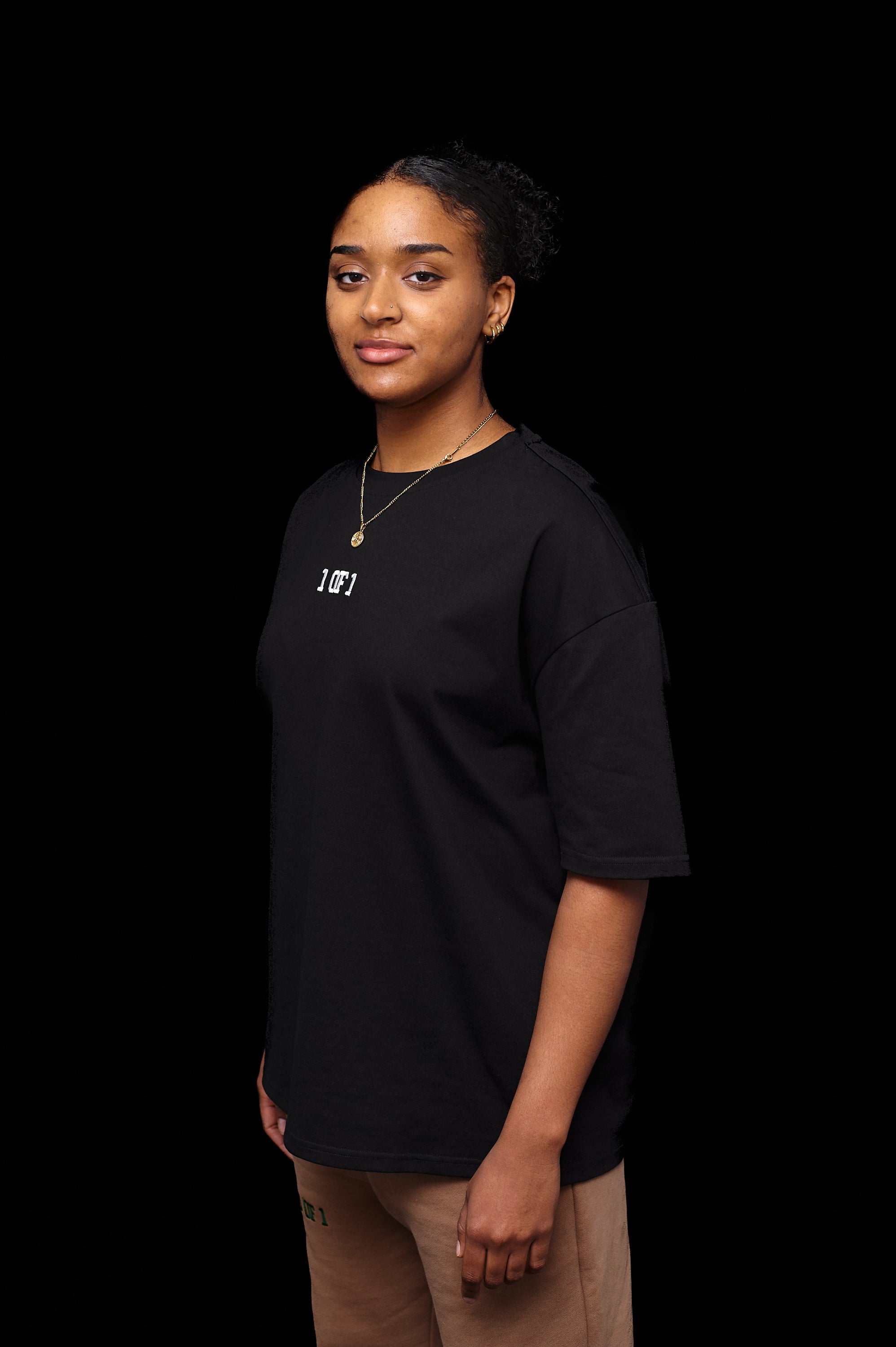 Oversized Pure Black T-Shirt