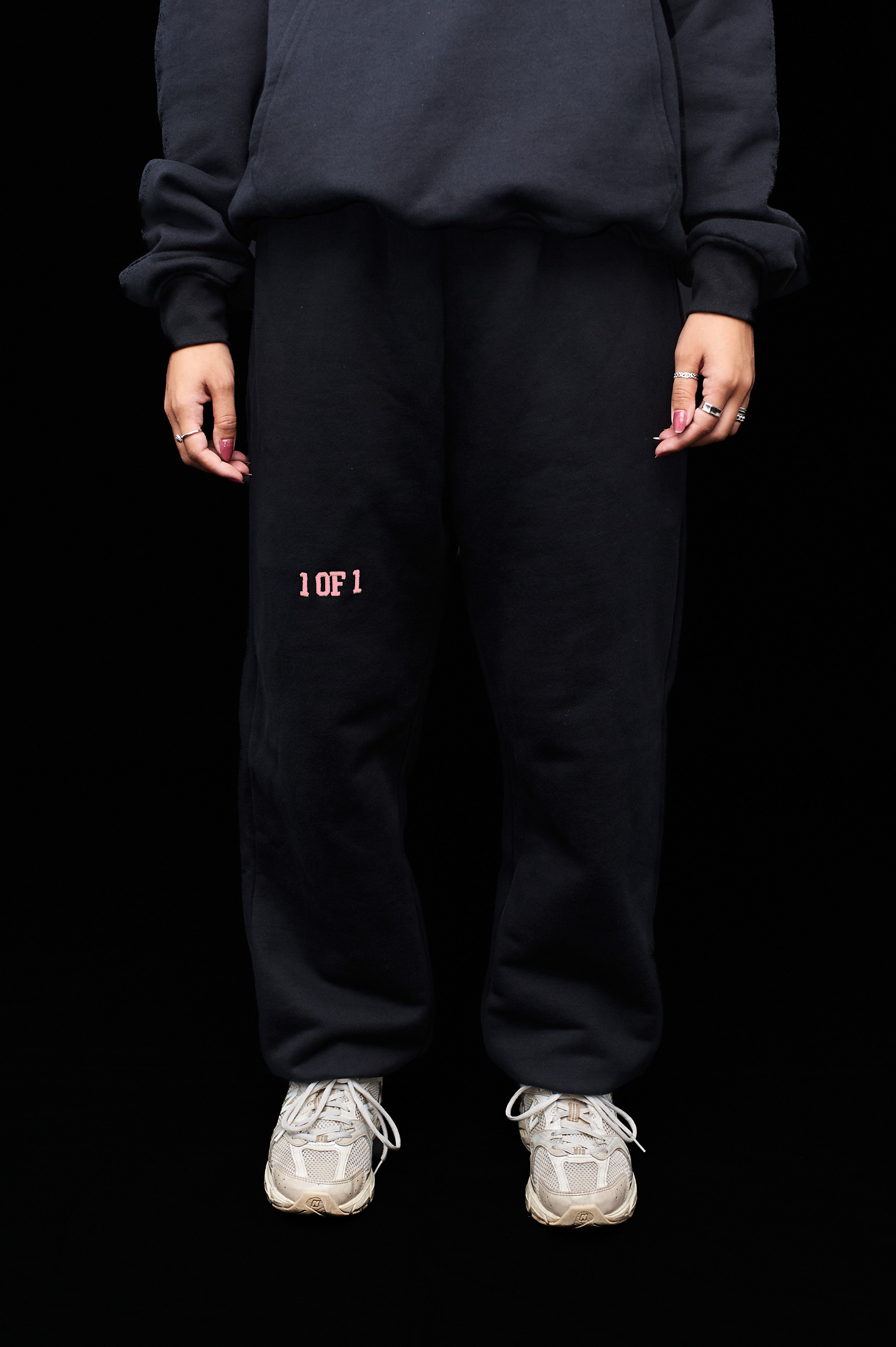 Oversized Eclipse Black Sweatpants