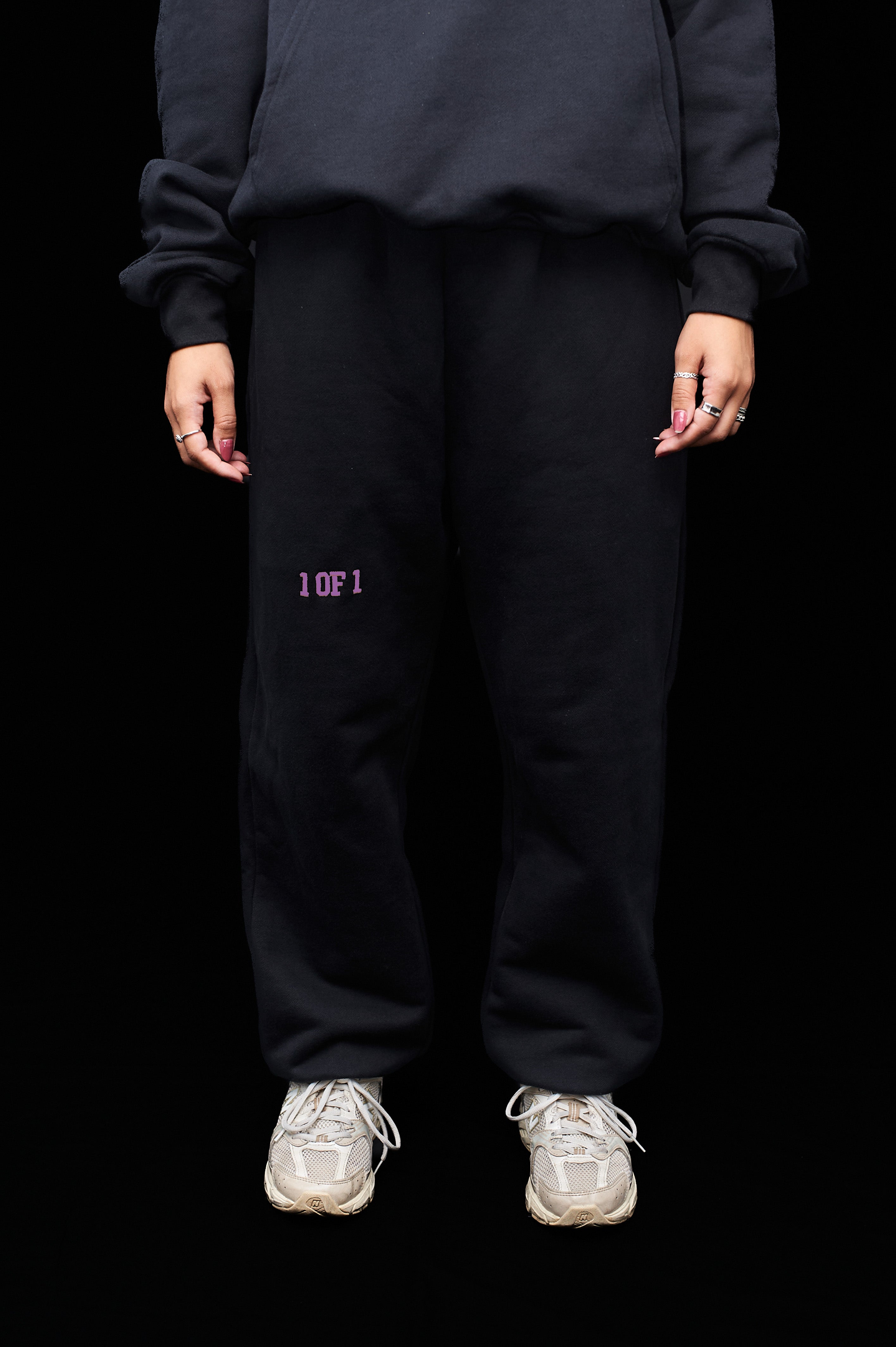 Oversized Eclipse Black Sweatpants