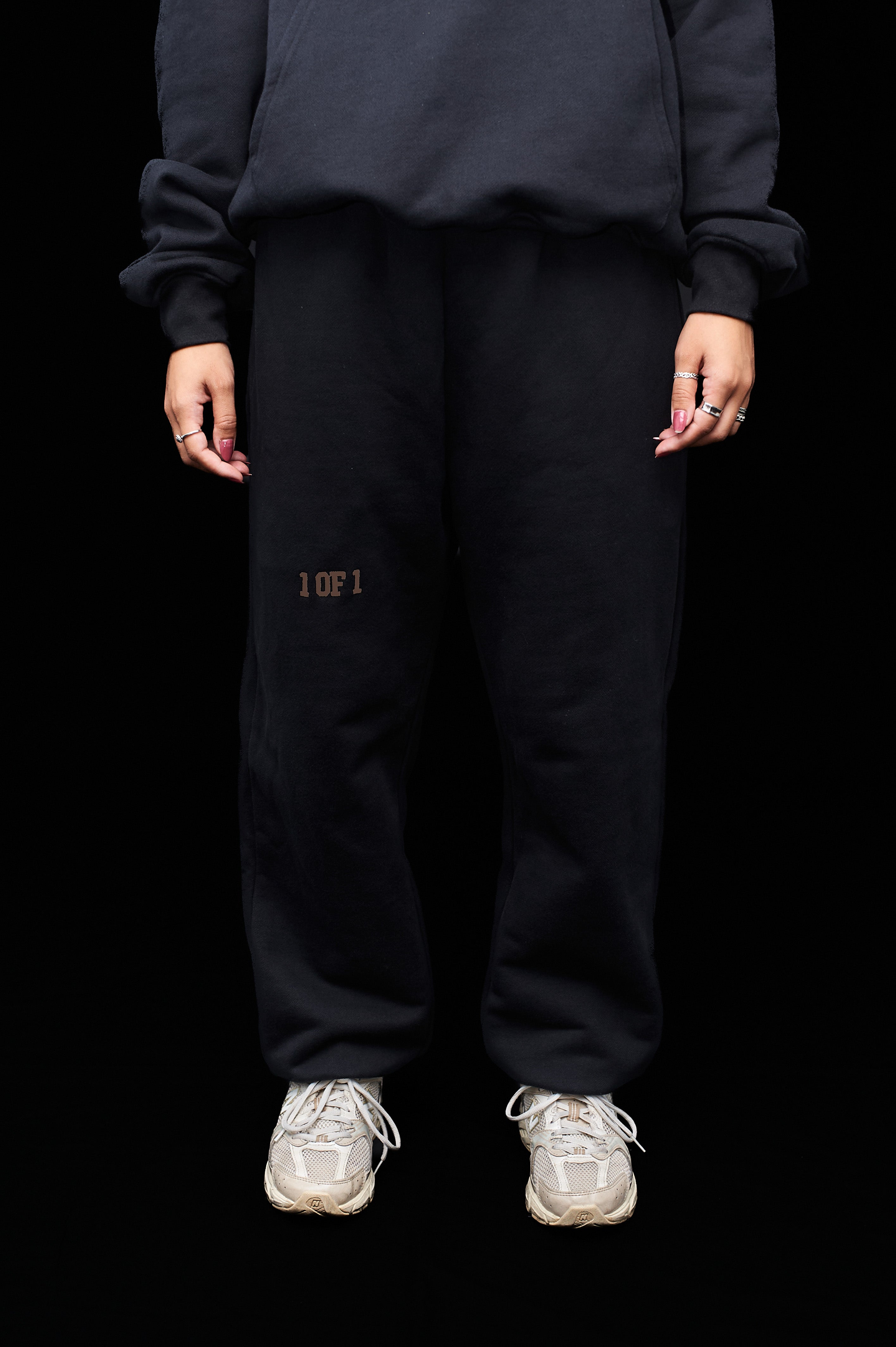 Oversized Eclipse Black Sweatpants
