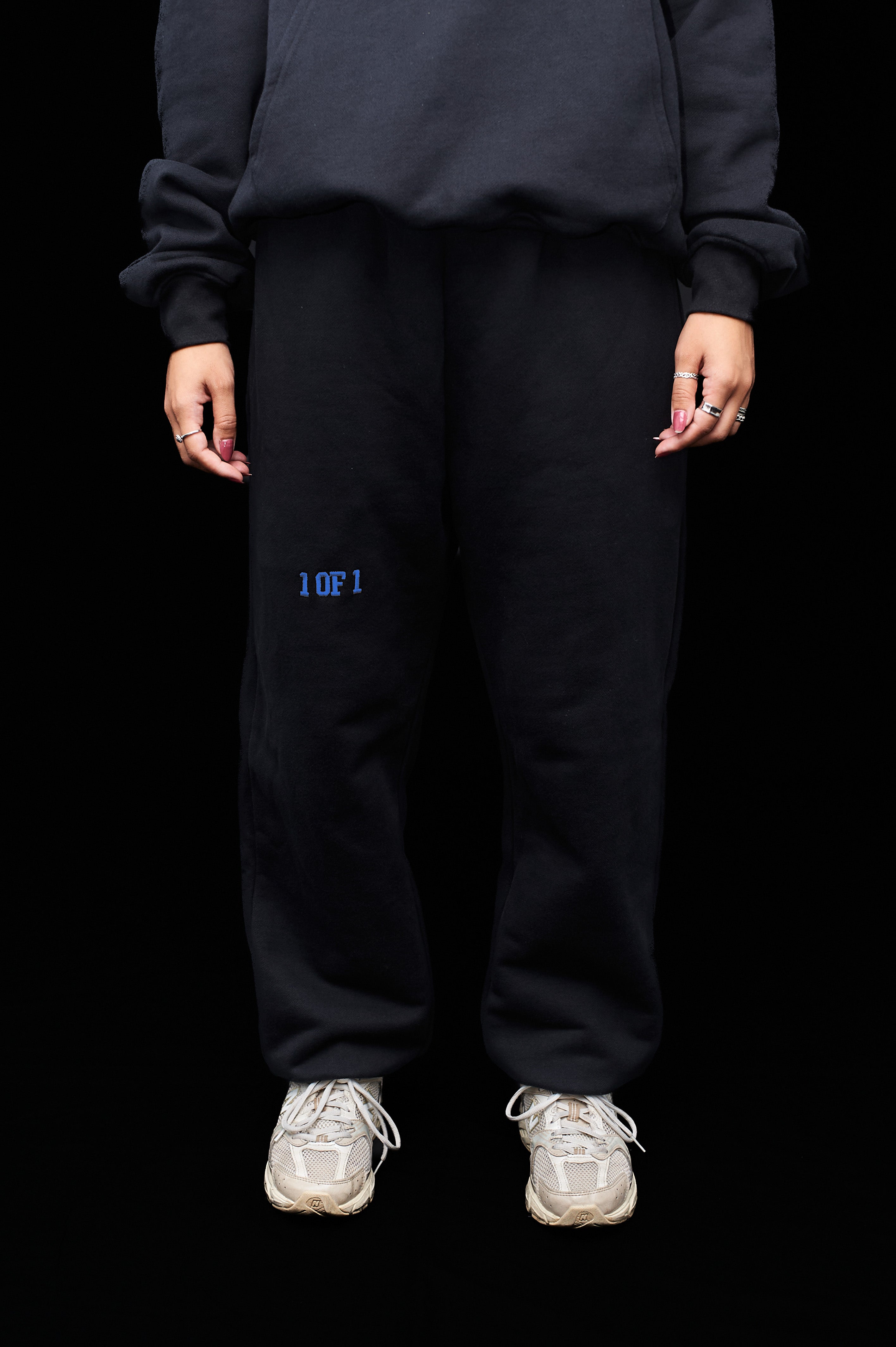 Oversized Eclipse Black Sweatpants