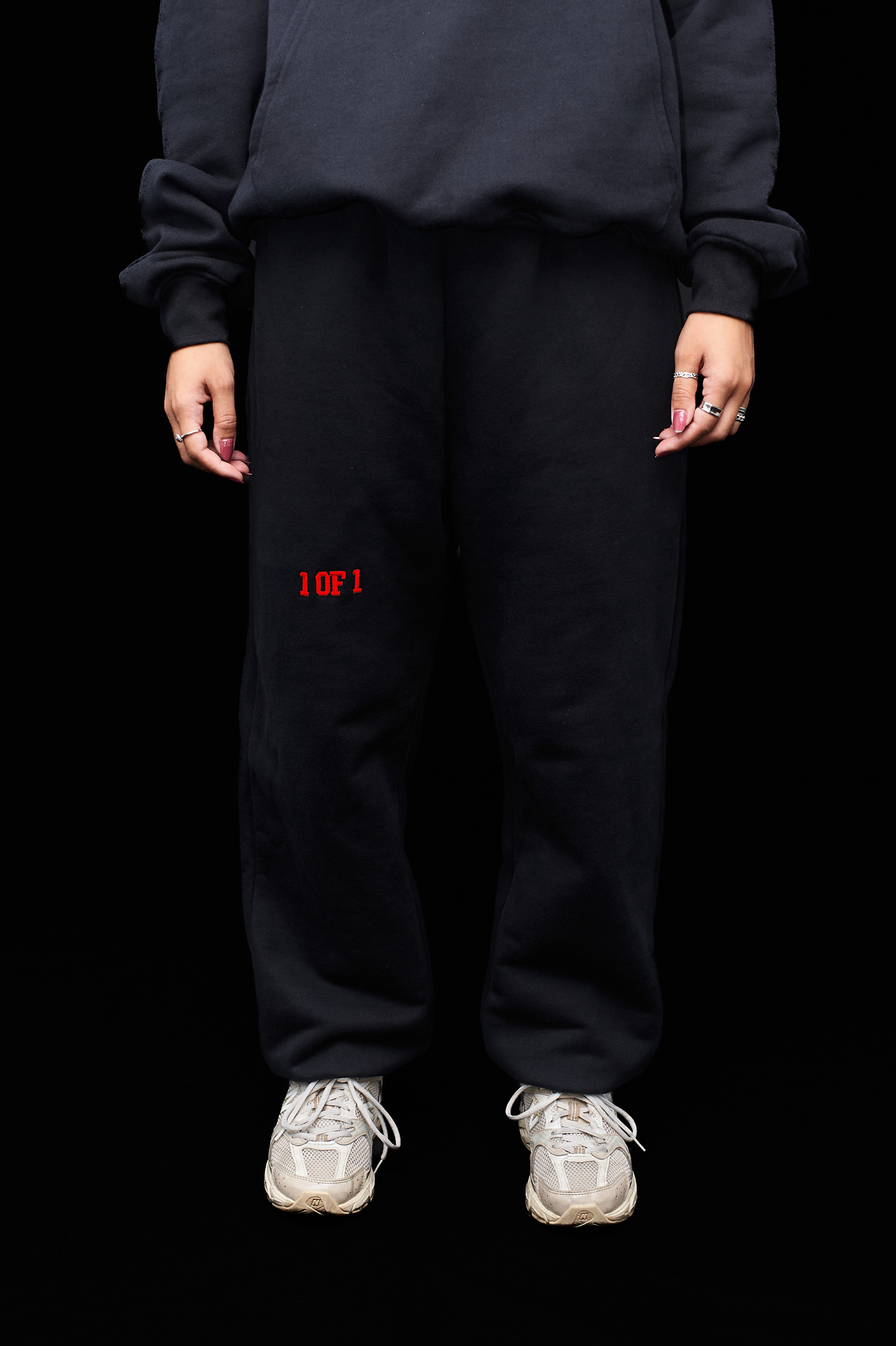 Oversized Eclipse Black Sweatpants