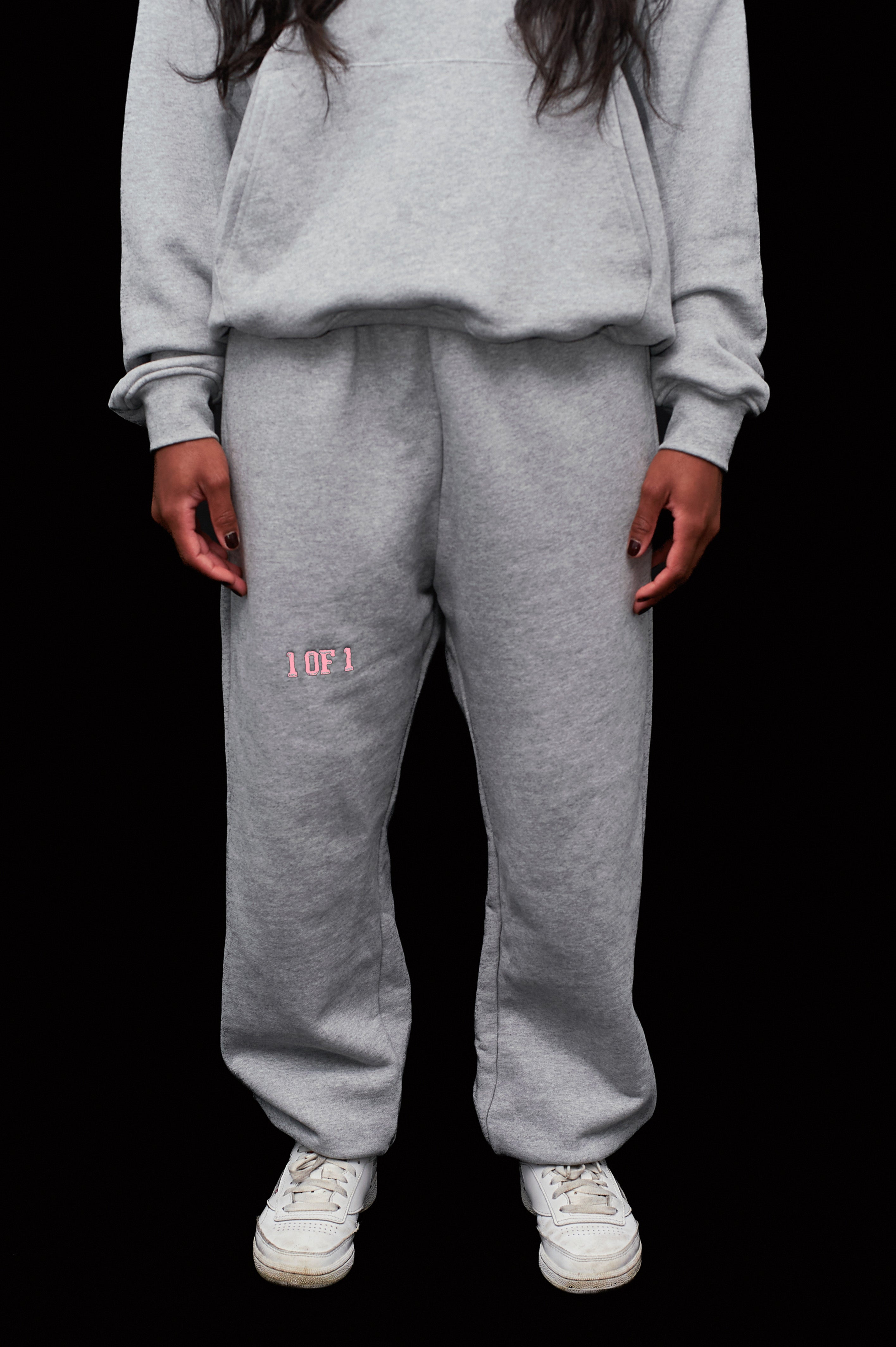 Oversized Heather Grey Sweatpants