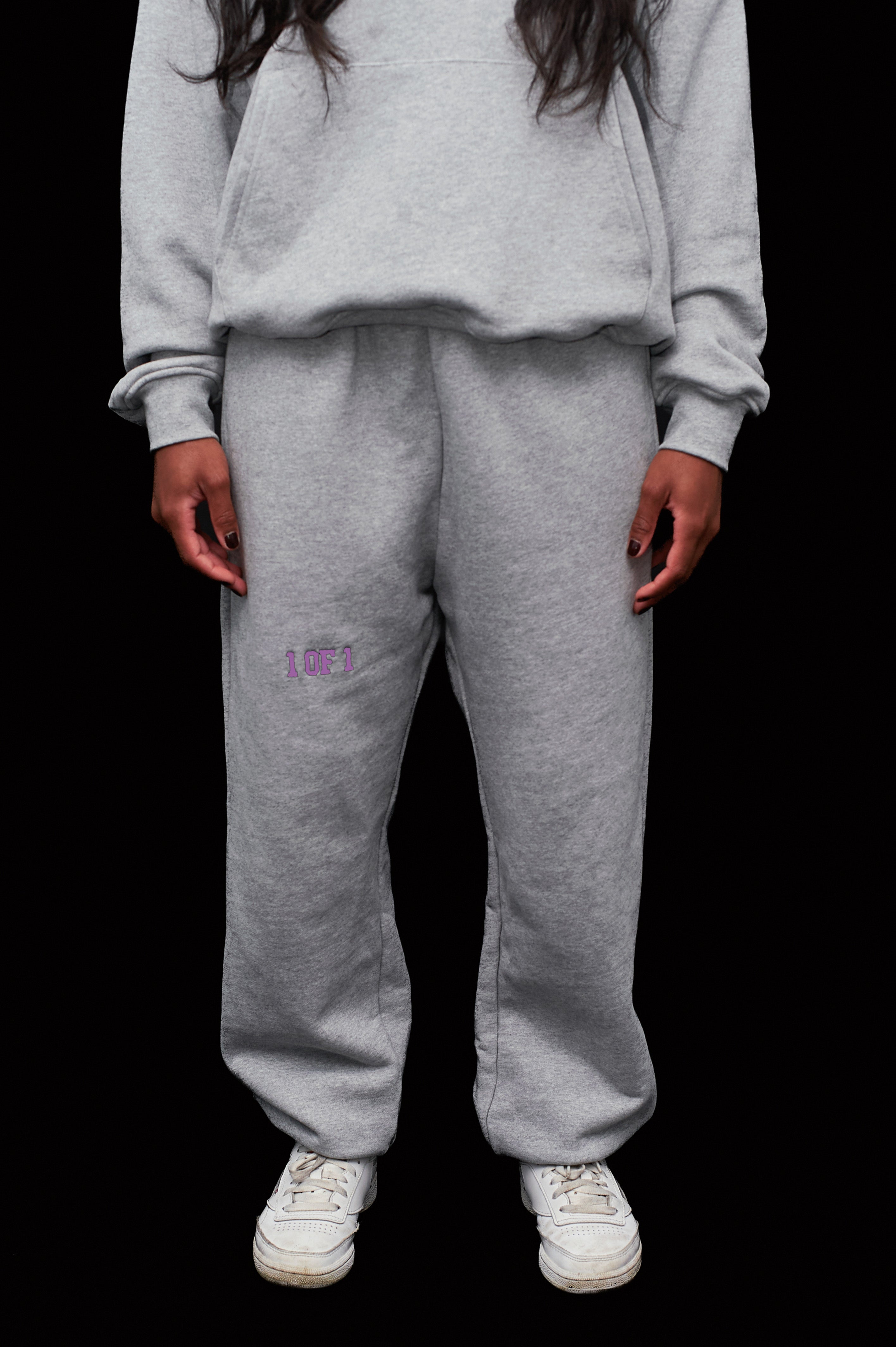 Oversized Heather Grey Sweatpants