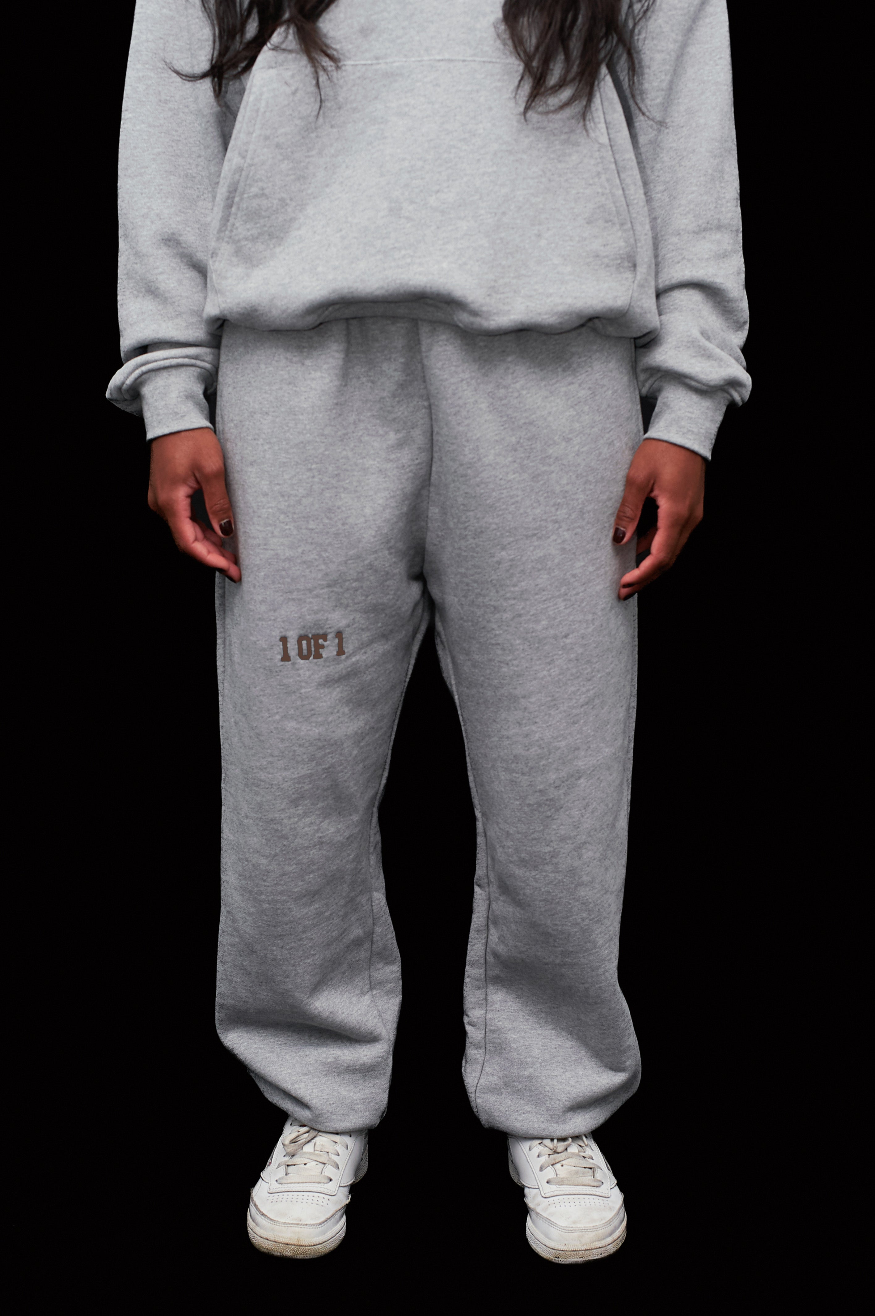 Oversized Heather Grey Sweatpants
