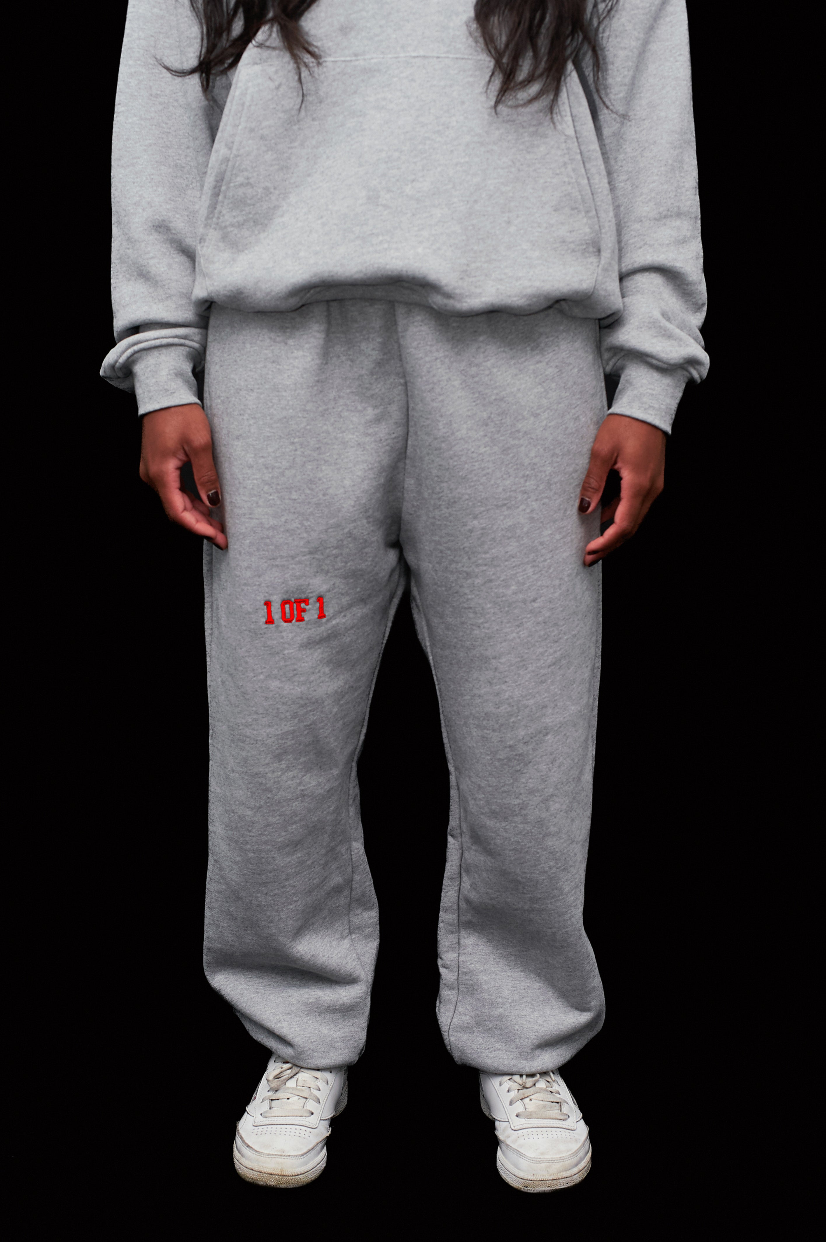 Oversized Heather Grey Sweatpants