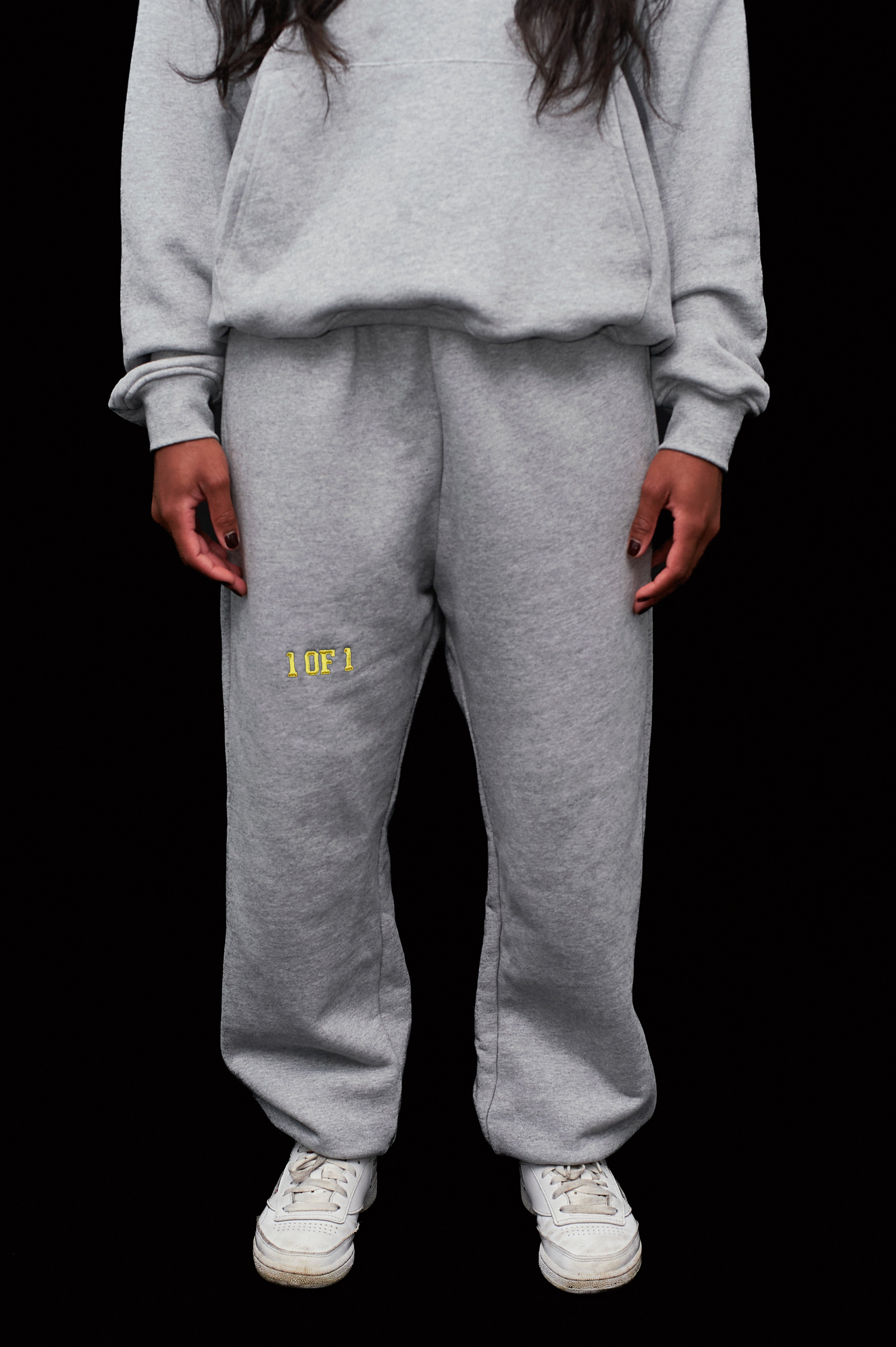 Oversized Heather Grey Sweatpants