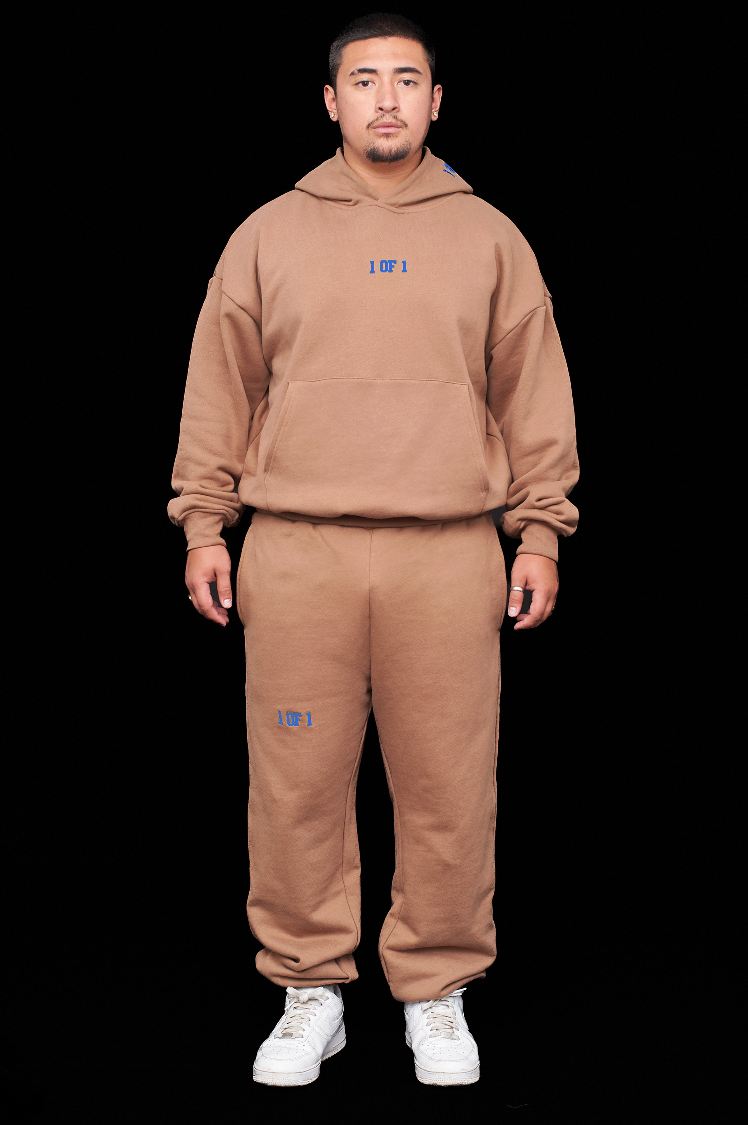 Oversized Latte Brown Tracksuit Bundle