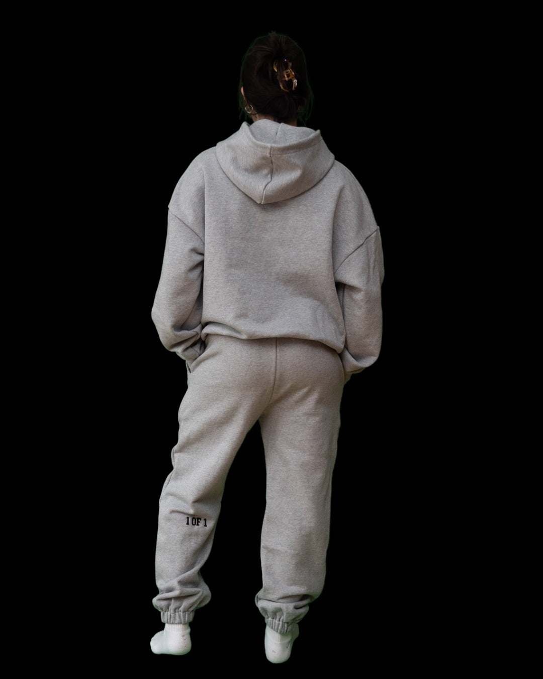 Oversized Heather Grey Tracksuit Bundle