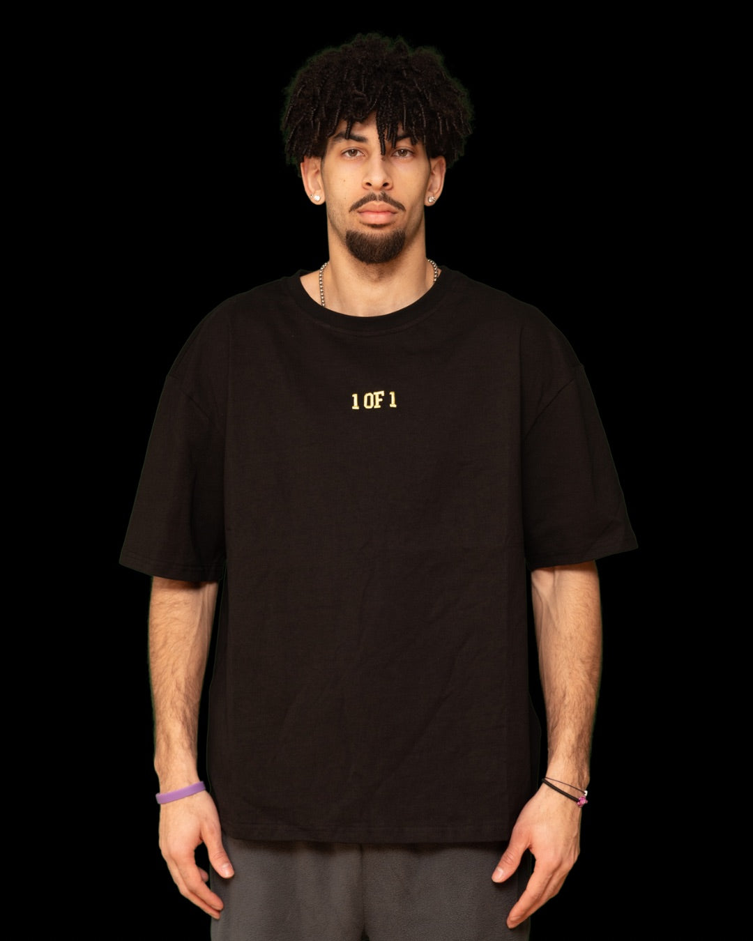 Oversized Pure Black T-Shirt