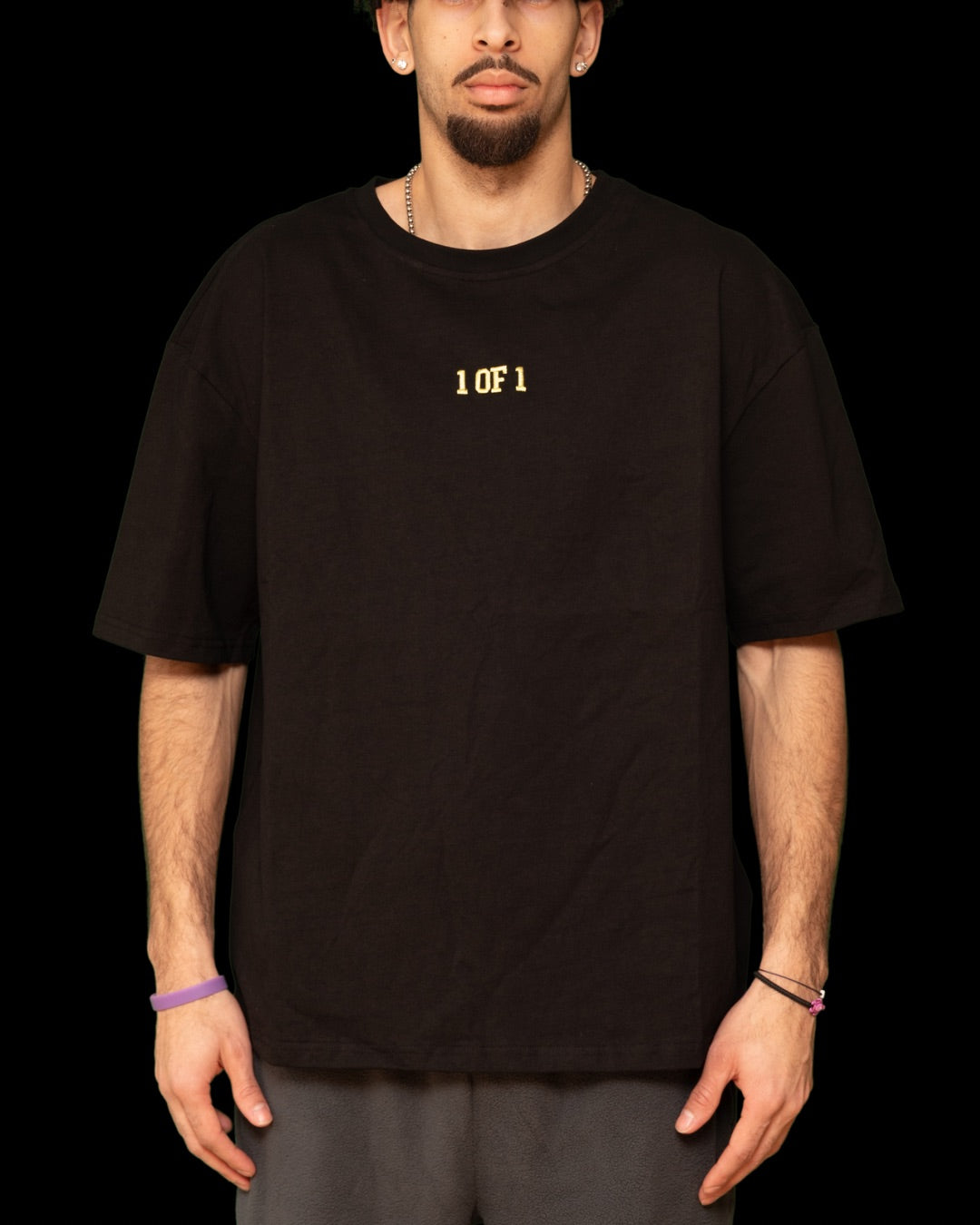 Oversized Pure Black T-Shirt