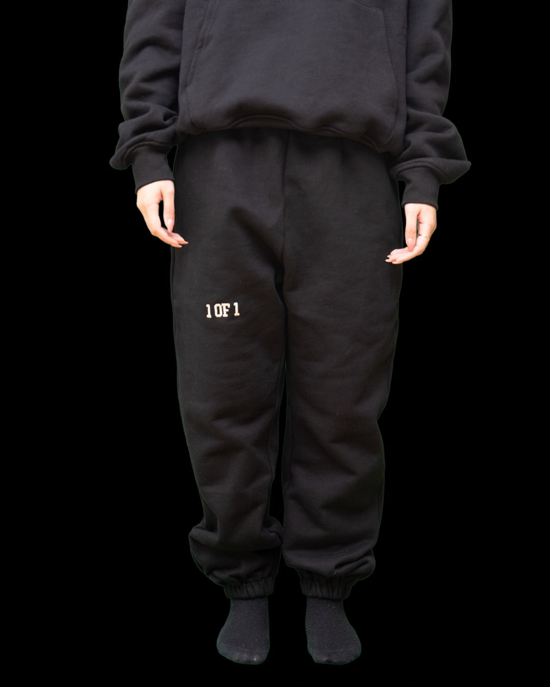 Oversized Eclipse Black Sweatpants