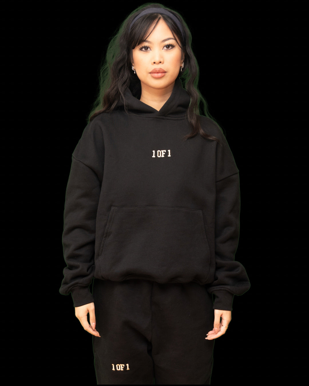 Oversized Eclipse Black Hoodie