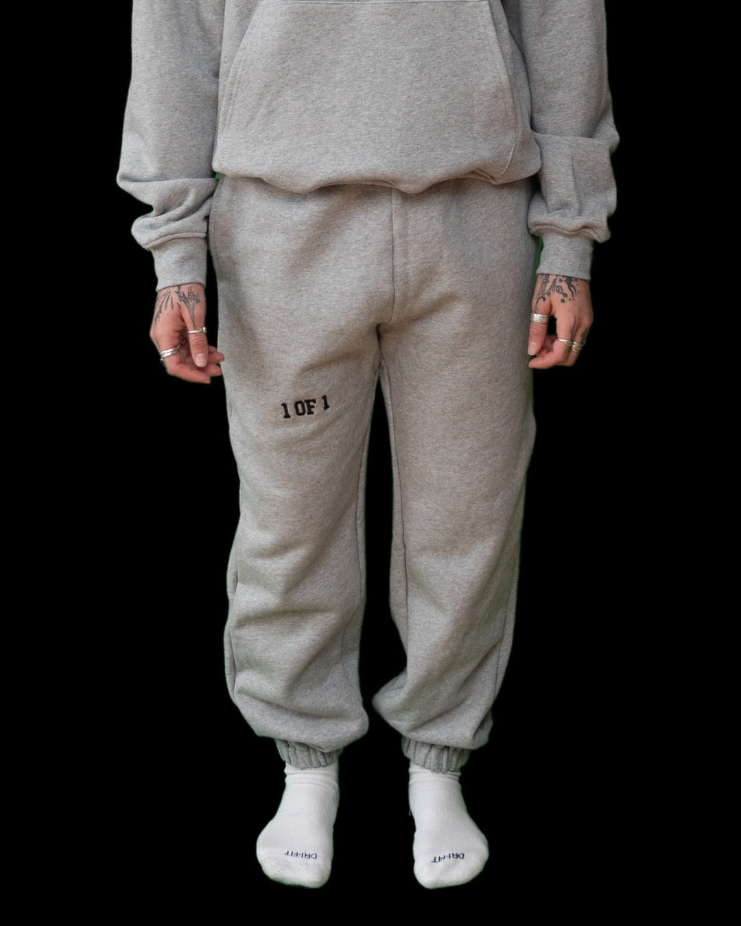 Oversized Heather Grey Sweatpants