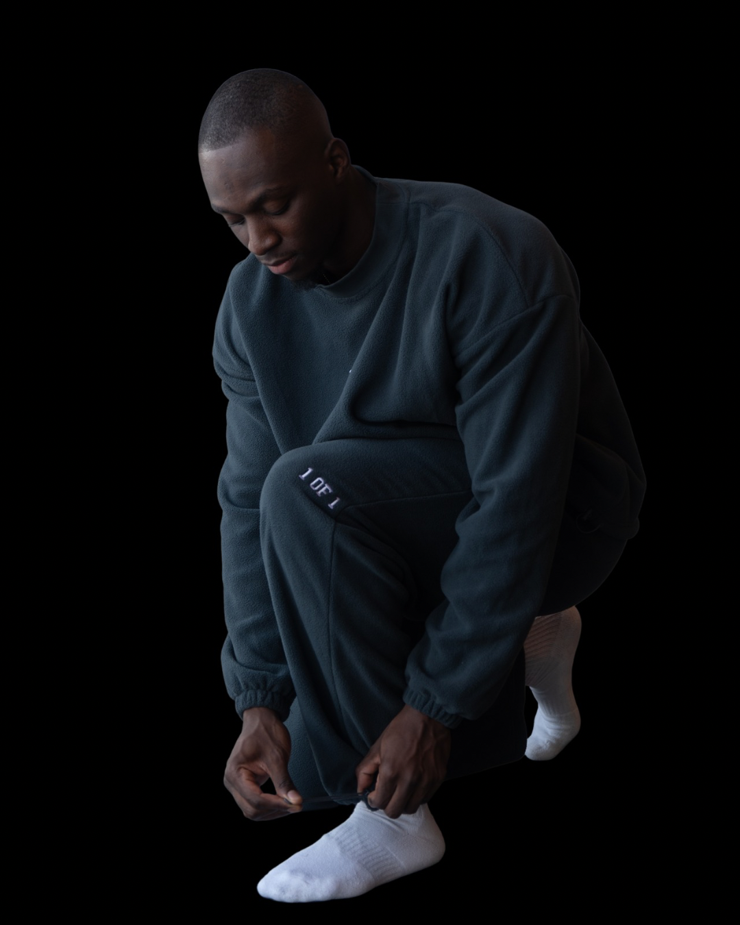 CUSTOM - Oversized Carbon Grey Straight Fit Pants