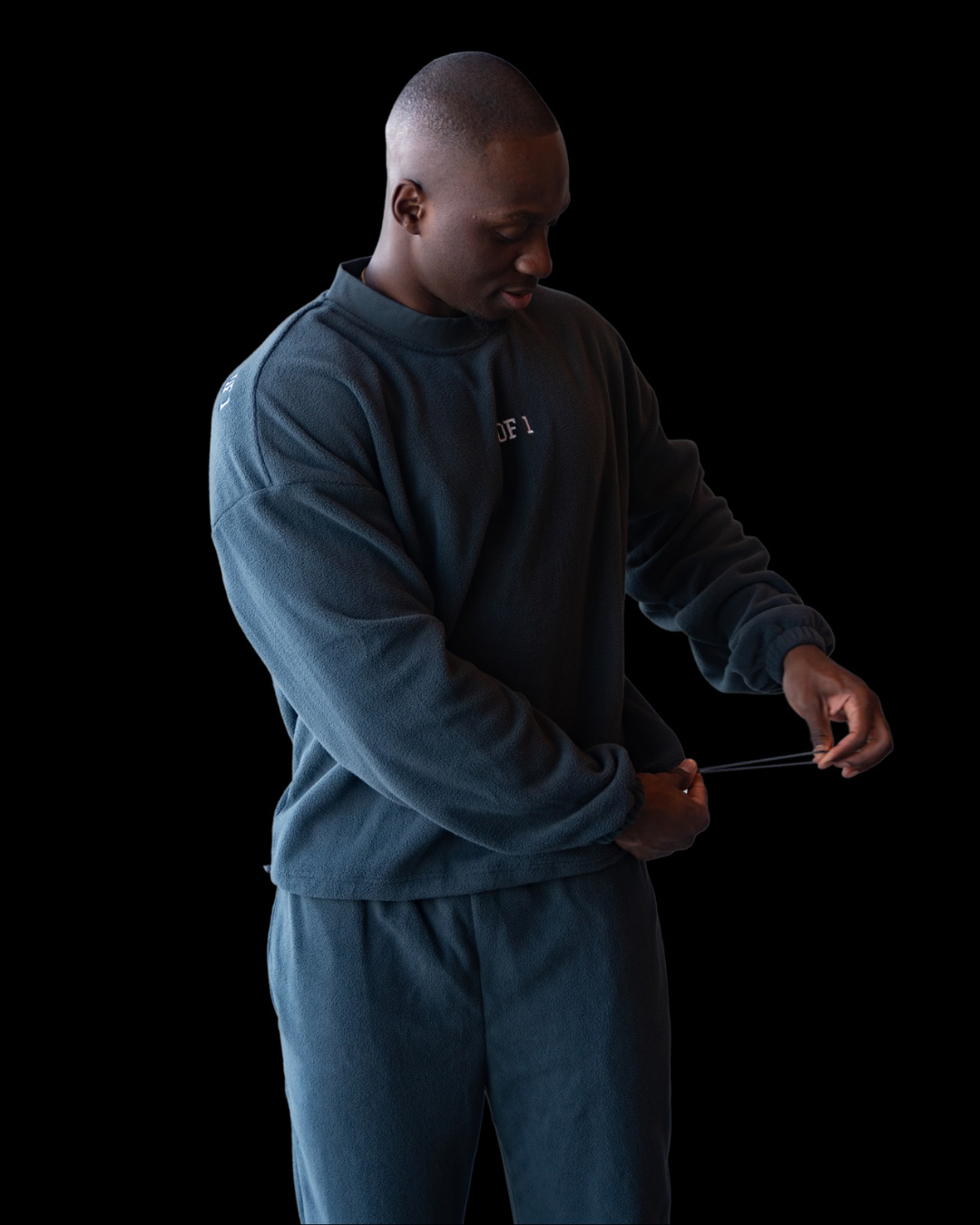 CUSTOM - Oversized Carbon Grey Crewneck